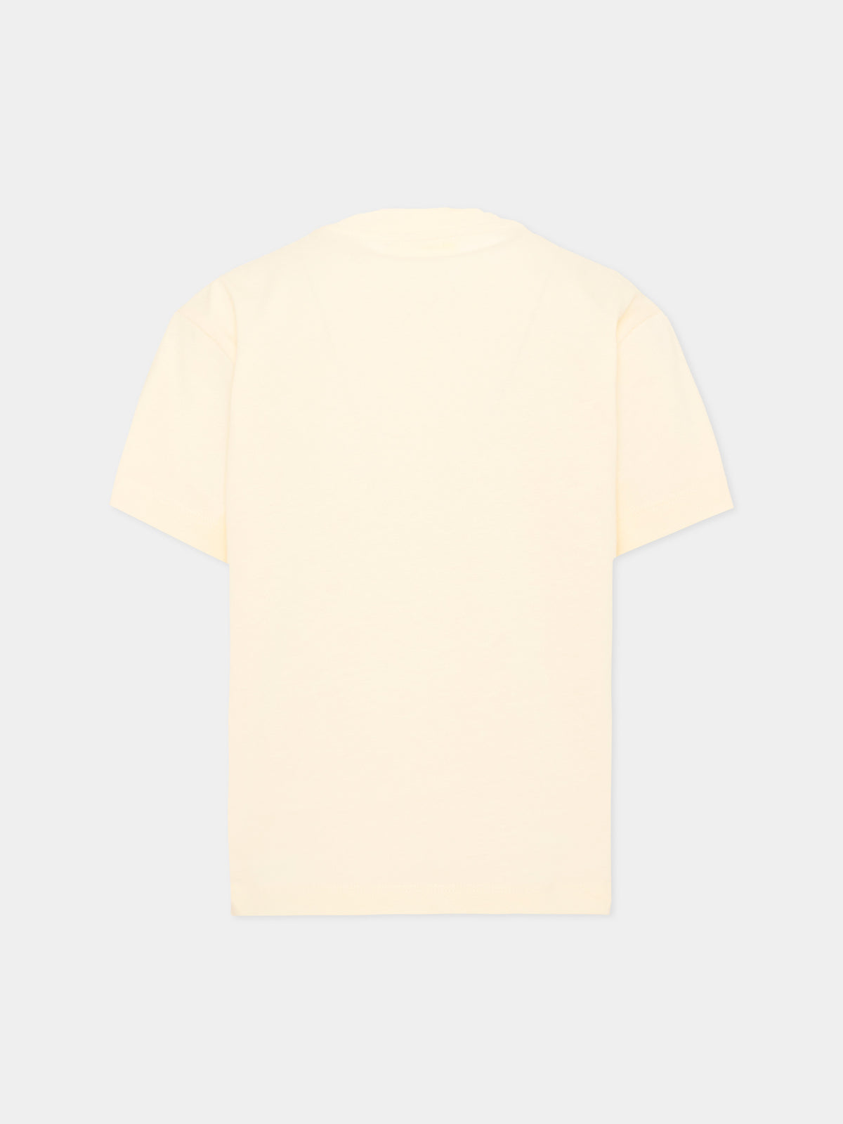 T-shirt gialla per bambini con stampa,Barrow,F6BKJUTH027 013