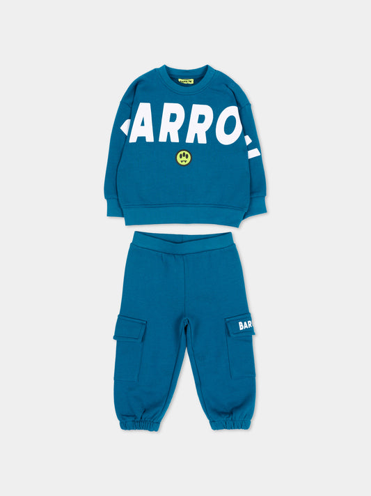 Completo sportivo lungo verde con stampa,Barrow,F6BKUNSF189 059