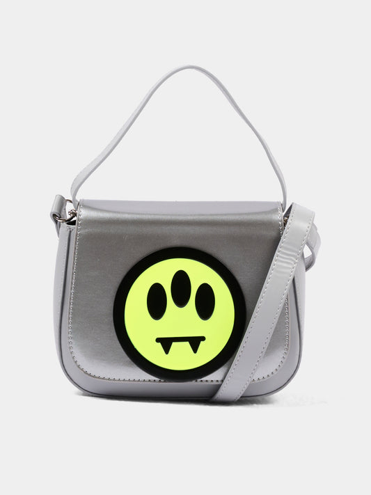 Borsa grigia per bambina con smile,Barrow,F6BKJGBA178 174
