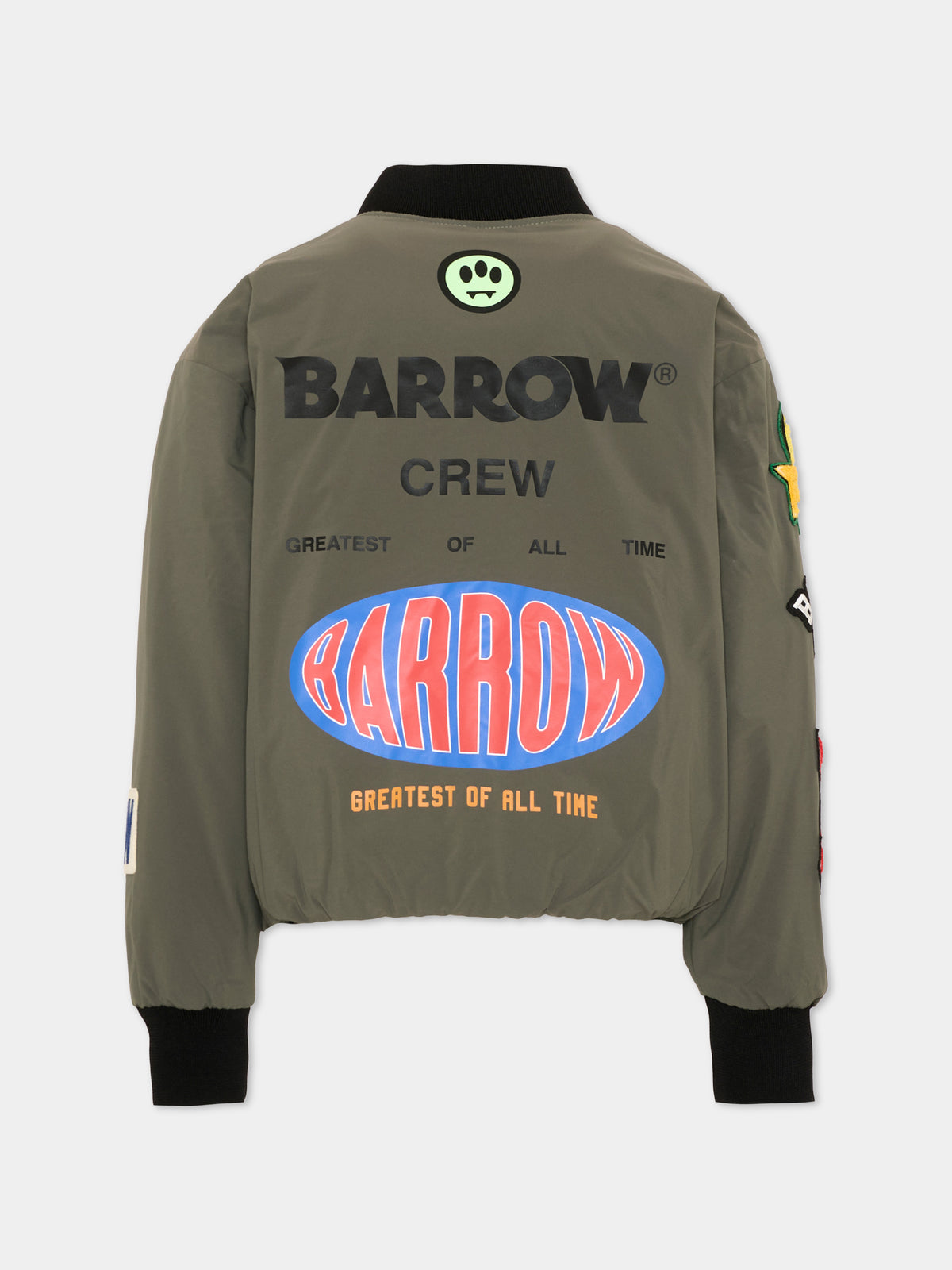 Bomber verde per bambini con stampa,Barrow,F6BKJUBO005 082