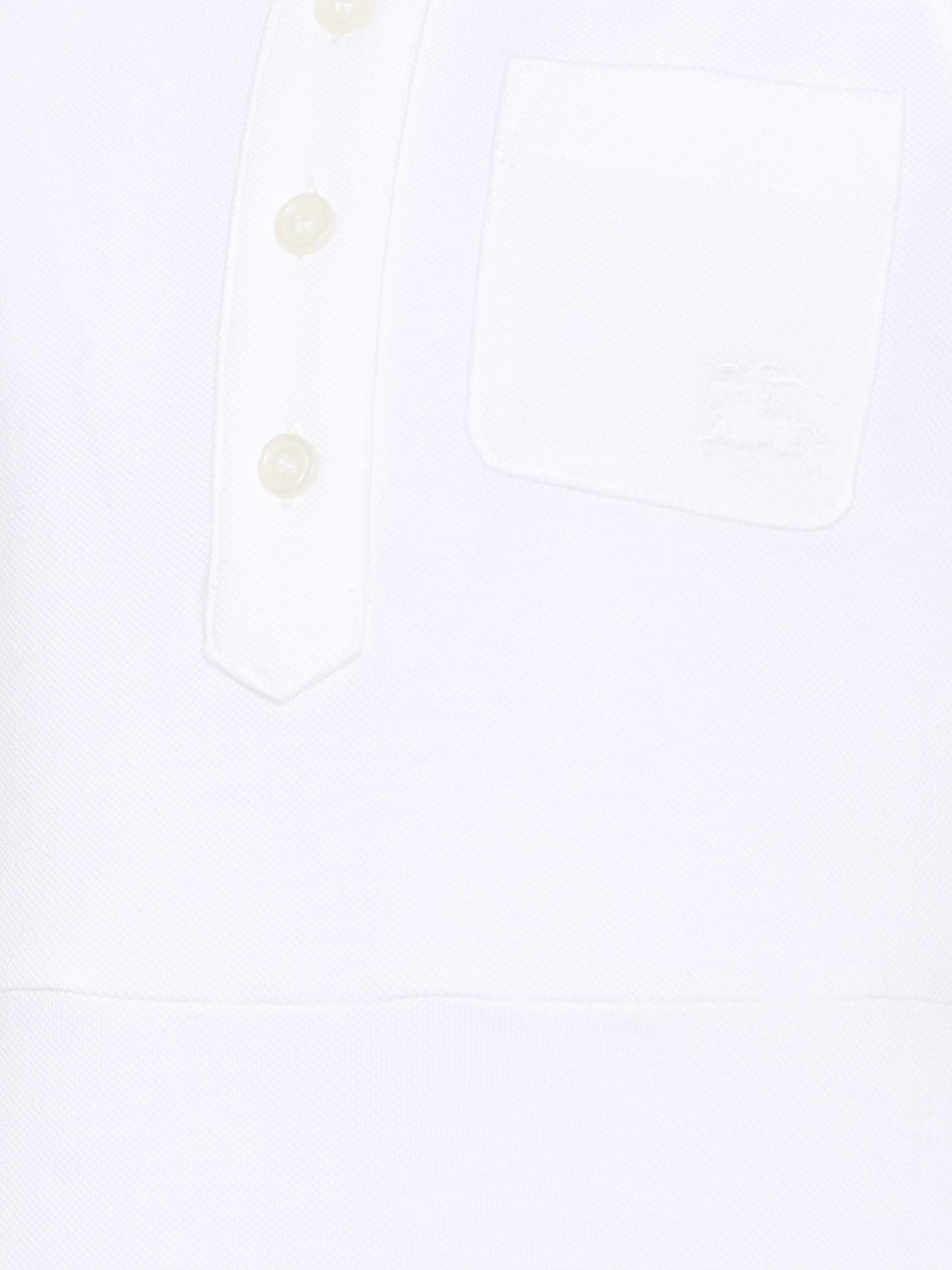 Vestito bianco per bambina con cavaliere equestre,Burberry Kids,8126330 A1464