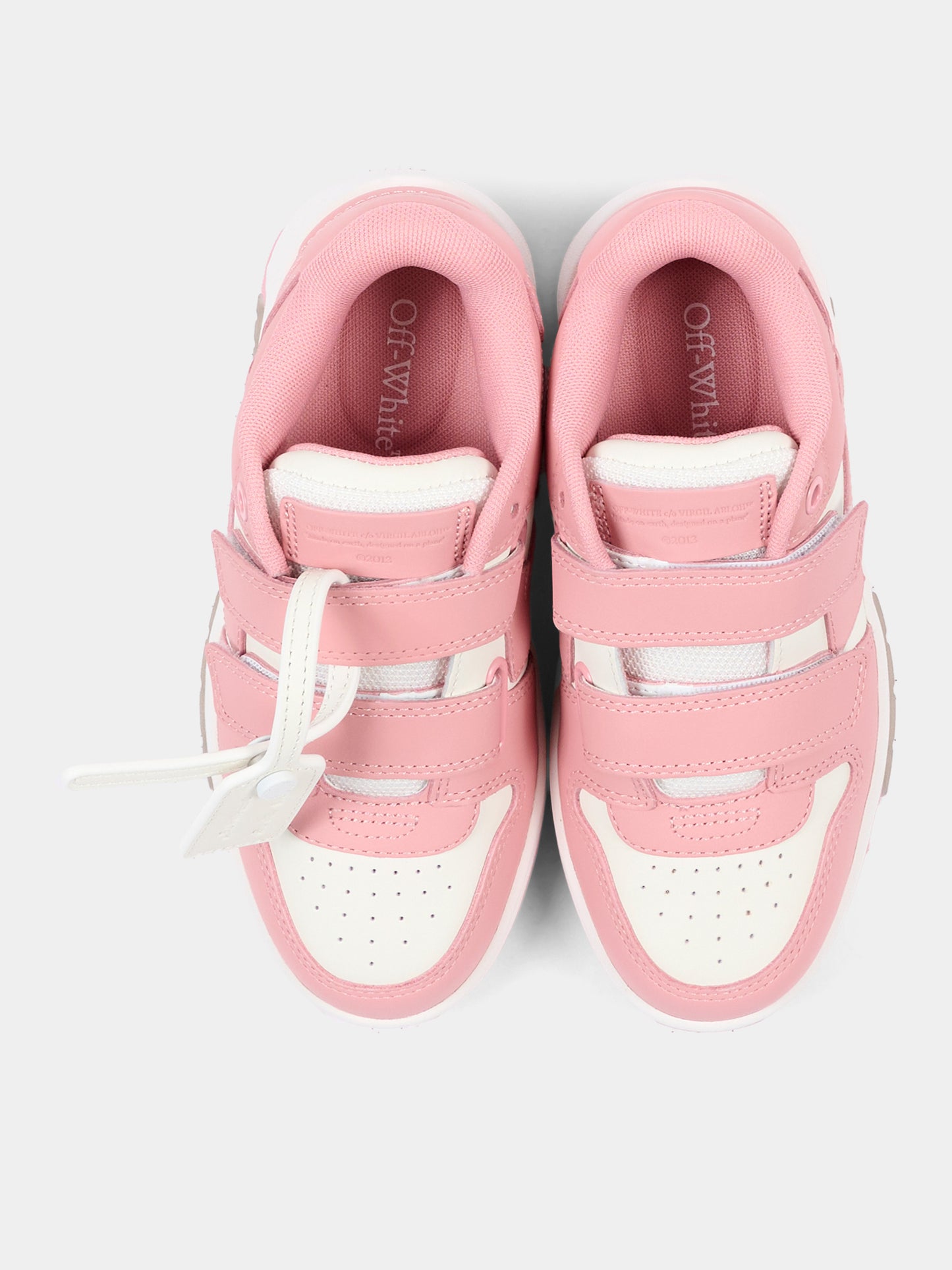 Sneakers rosa Out Of Office per bambina con Arrow,Off White,OF06412655