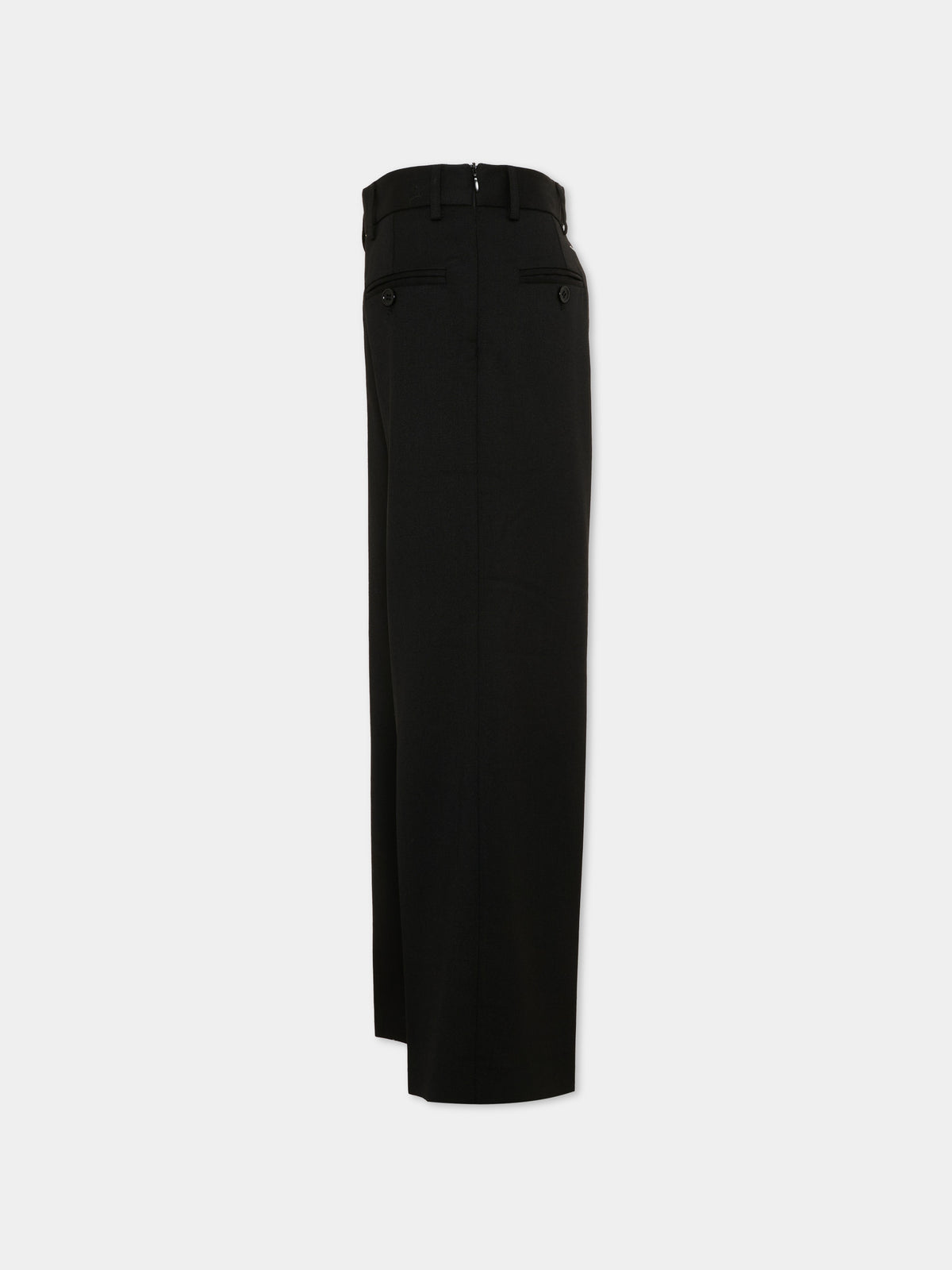 Pantaloni neri per bambina con logo,Mm6 Maison Margiela,M61111 MM03D M6900