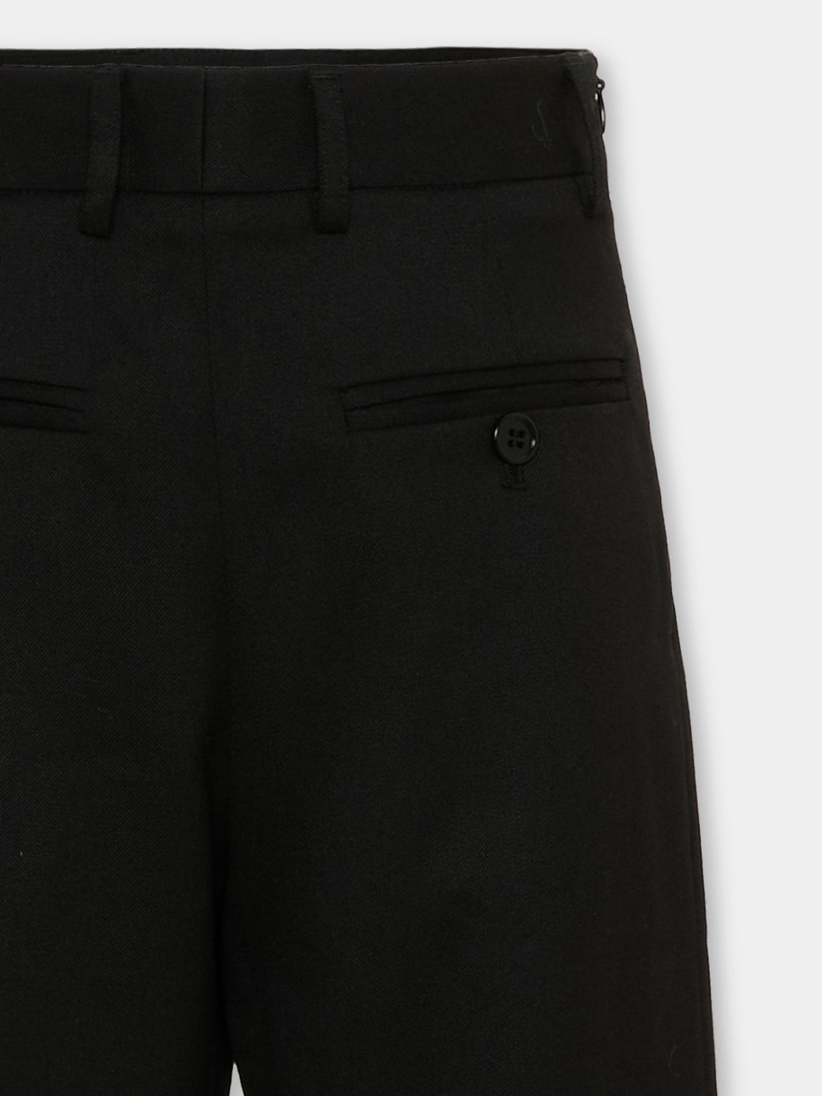 Pantaloni neri per bambina con logo,Mm6 Maison Margiela,M61111 MM03D M6900