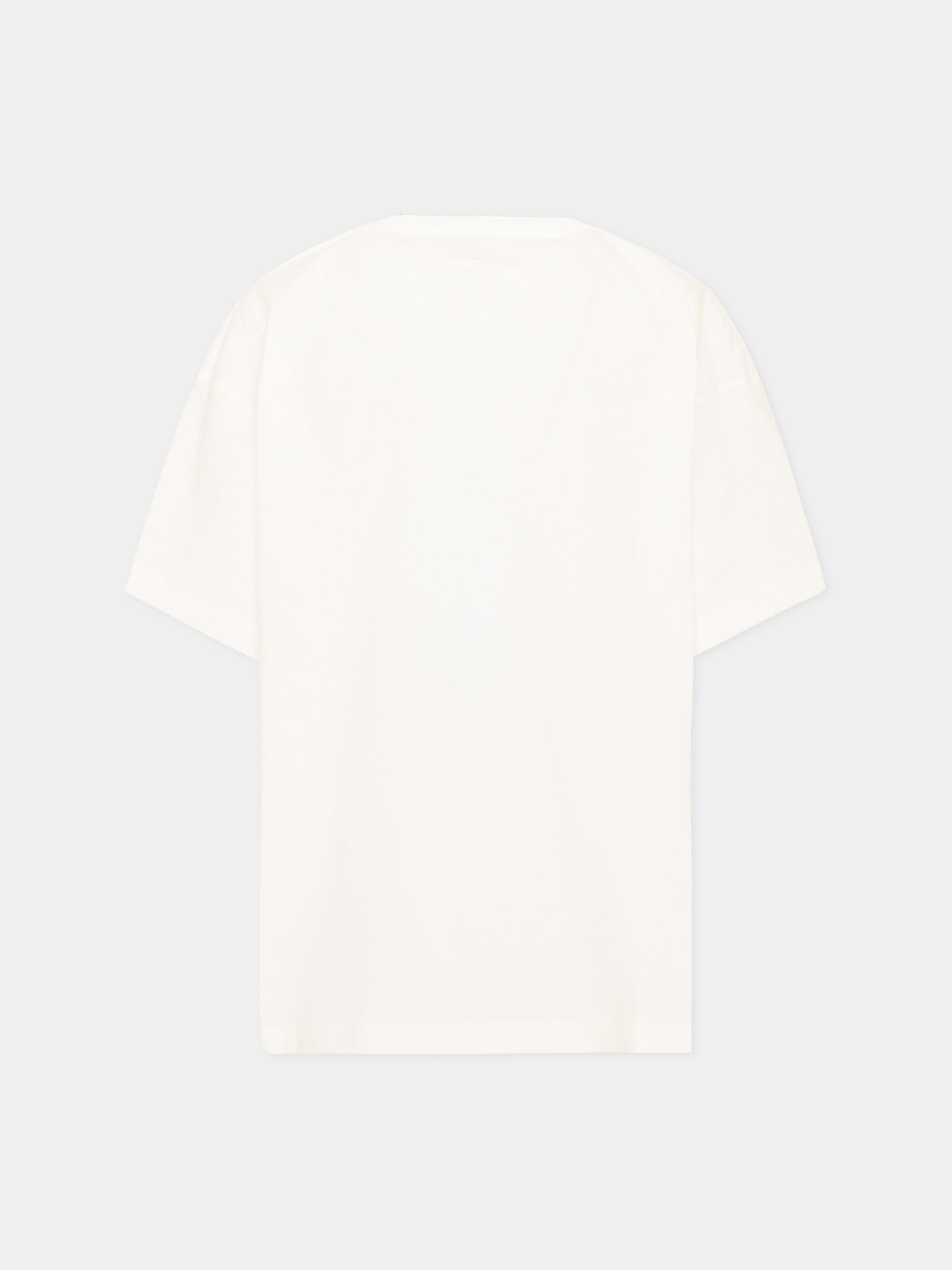 T-Shirt bianca per bambini con logo,Mm6 Maison Margiela,M61117 MM02Y M6102