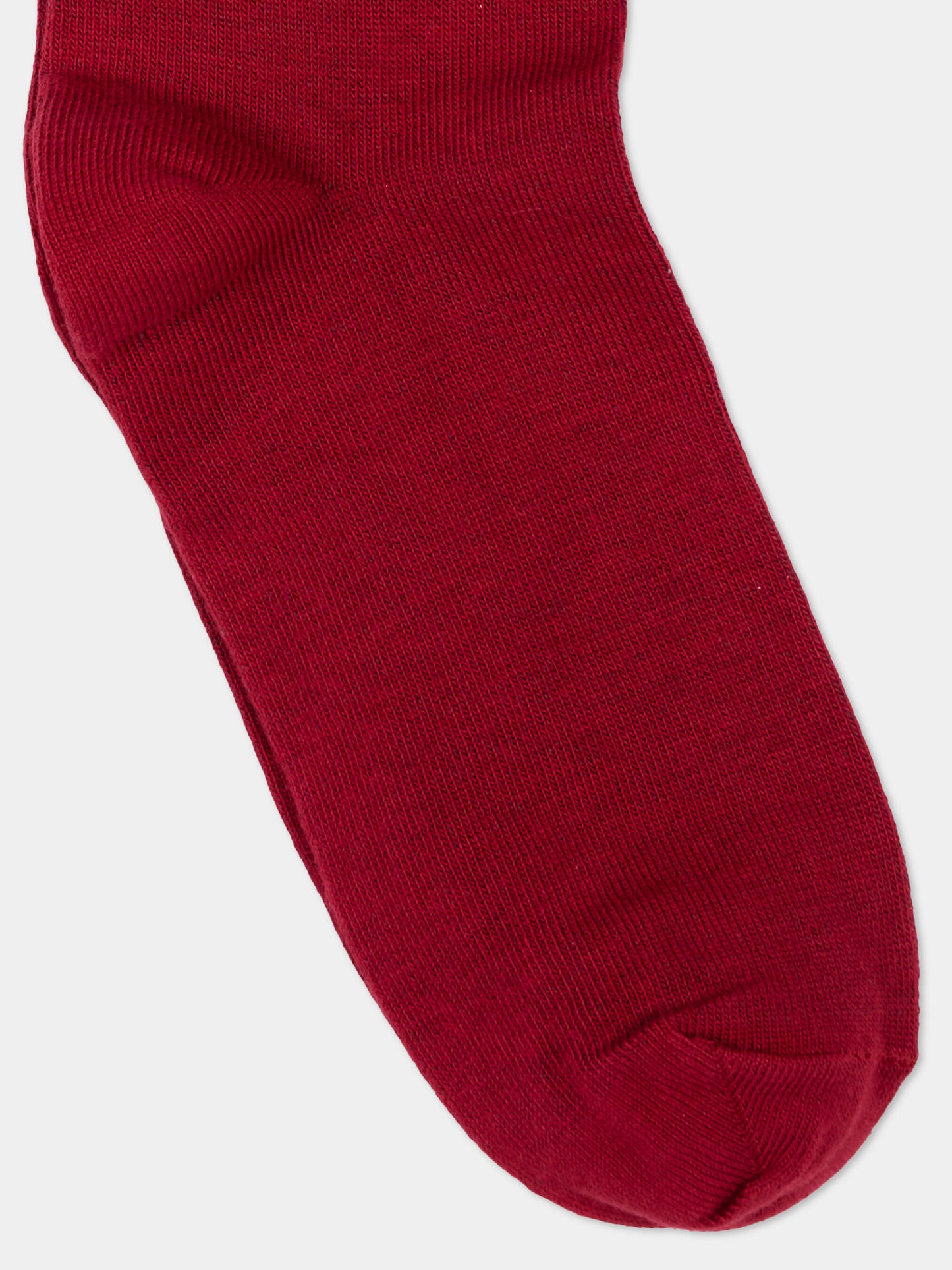 Calza in spugna bordeaux per bambina con logo,Mm6 Maison Margiela,M61118 MM045 M6403