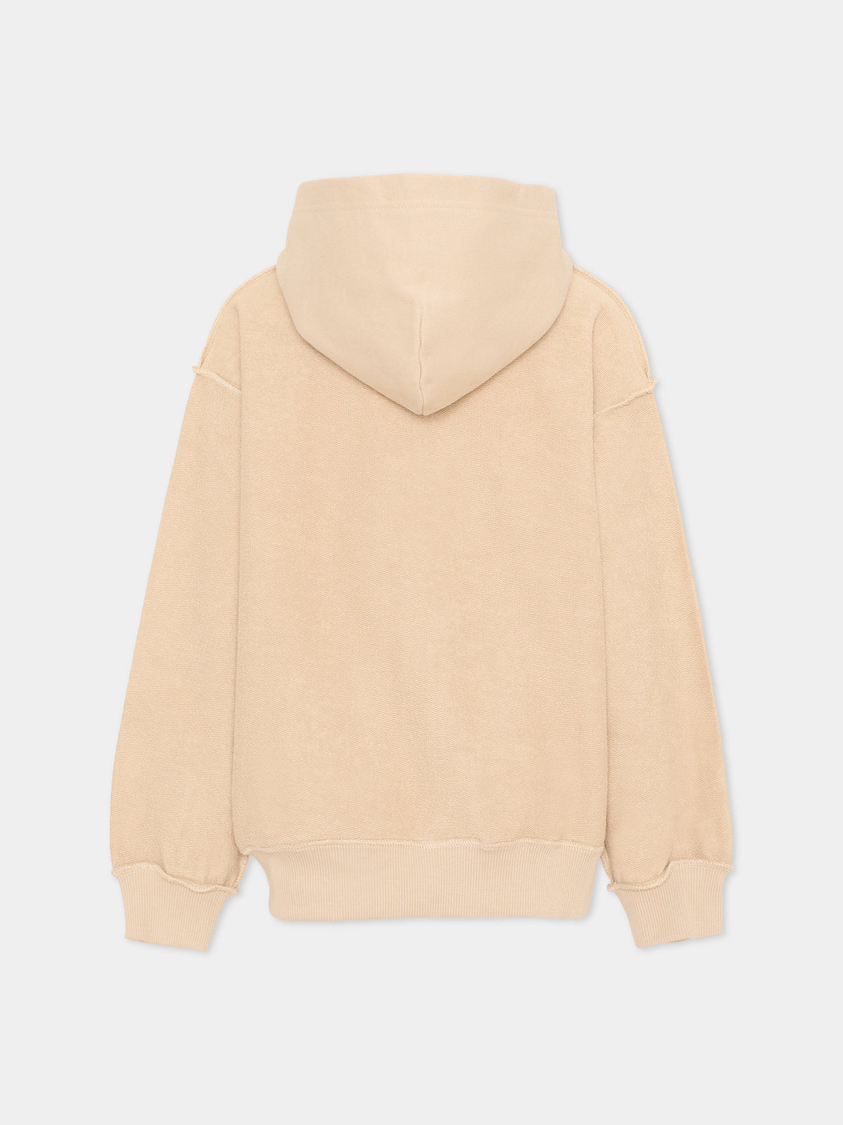 Felpa beige per bambini con logo,Mm6 Maison Margiela,M61130 MM08S M6712