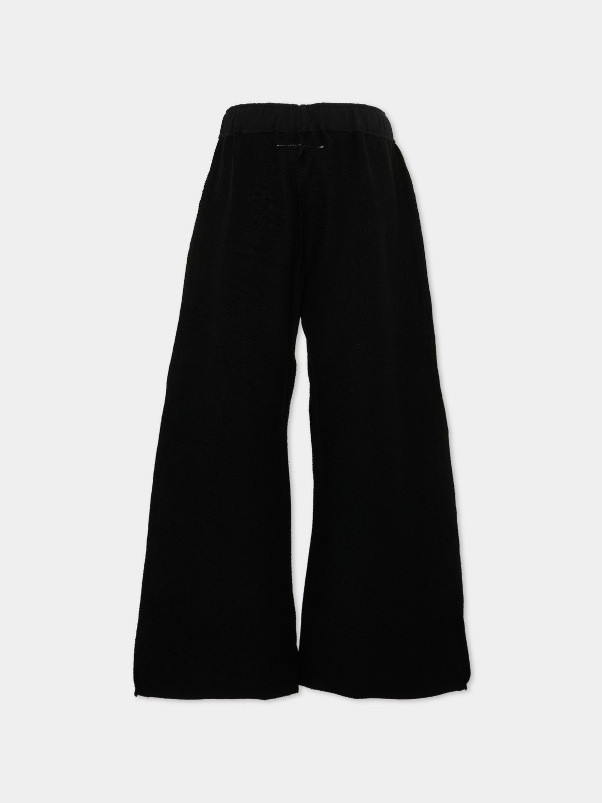 Pantaloni sportivi nero per bambini con logo,Mm6 Maison Margiela,M61131 MM08S M6900