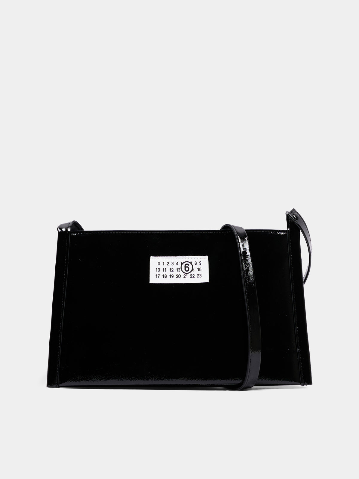 Borsa casual nera per bambina con logo,Mm6 Maison Margiela,M61142 MM09H M6900