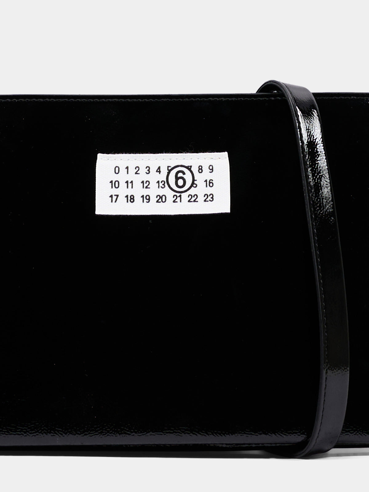 Borsa casual nera per bambina con logo,Mm6 Maison Margiela,M61142 MM09H M6900