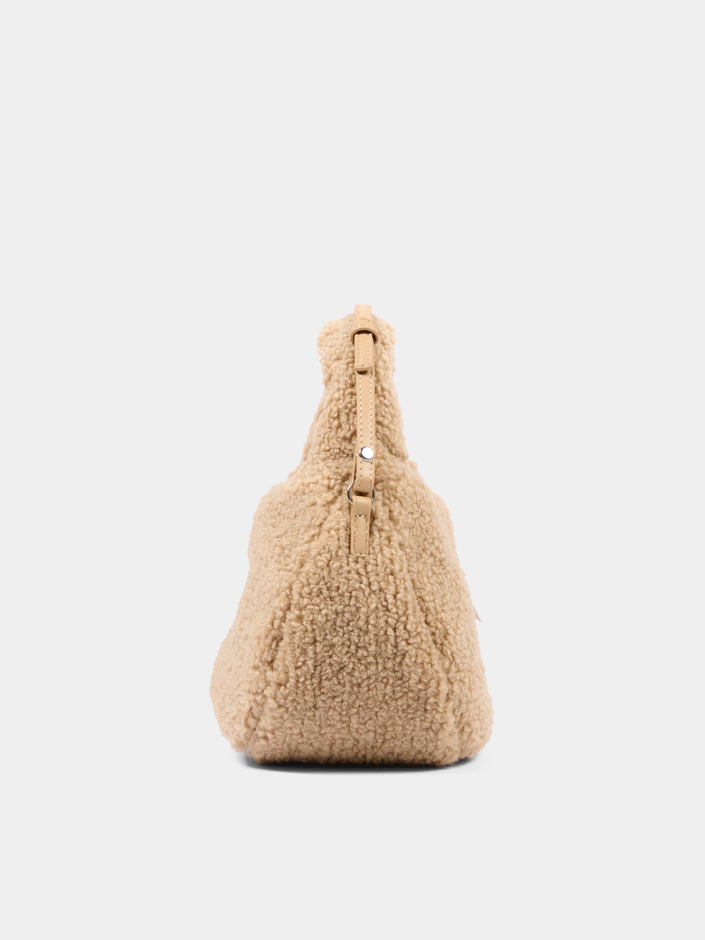 Borsa beige con etichetta logo per bambina,Mm6 Maison Margiela,M61143 MM09I M6714