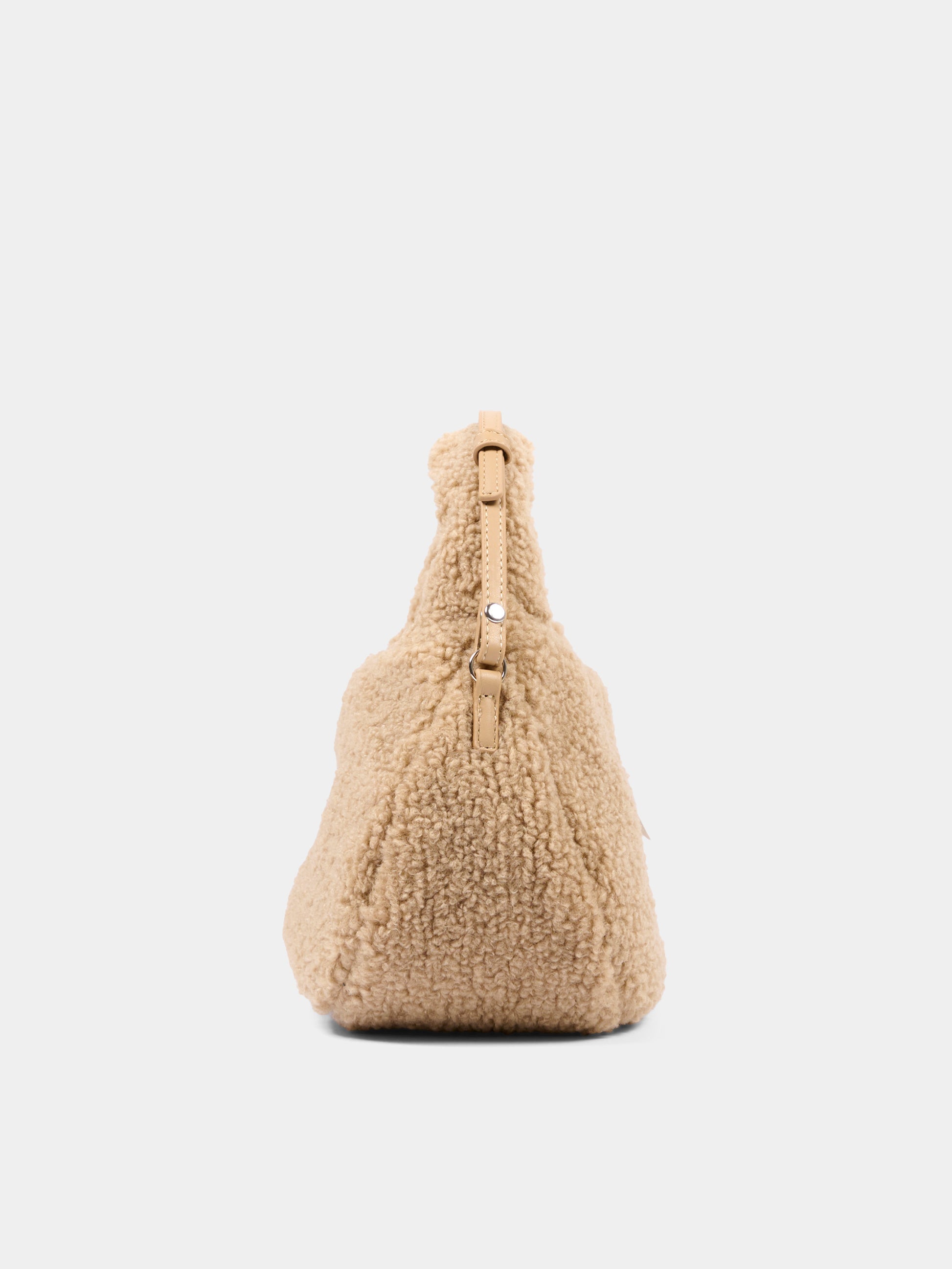 Borsa beige con etichetta logo per bambina,Mm6 Maison Margiela,M61143 MM09I M6714
