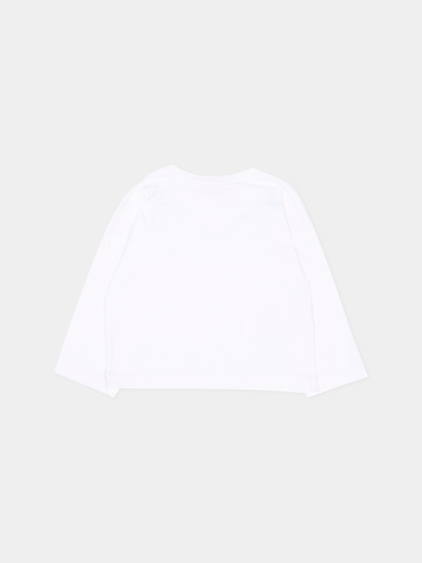 T-Shirt bianca per neonata con fiori,Marni Kids,M01899 M00SG 0M100