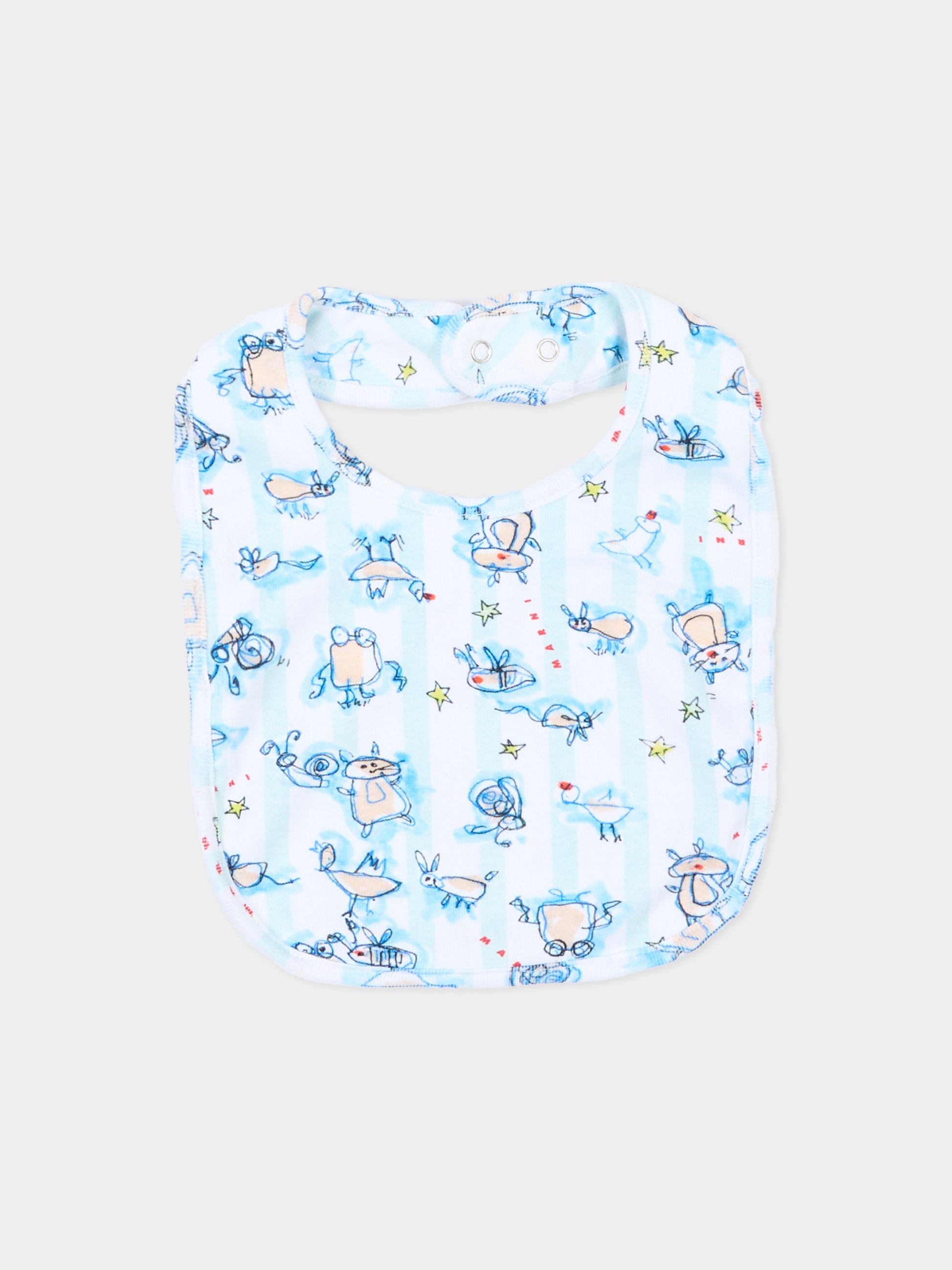 Bavaglini multicolor per neonati,Marni Kids,M01943 M00YK 0MC84