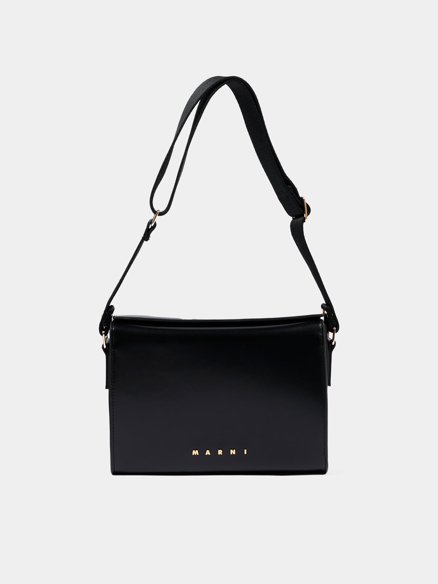 Borsa casual nera per bambina con logo,Marni Kids,M01967 M00TK 0M900