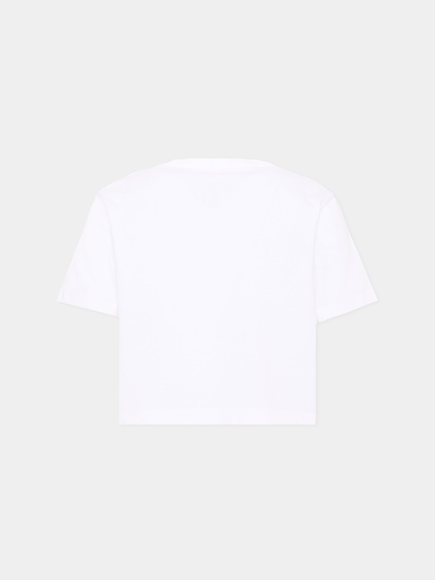 T-Shirt bianca per bambina con logo,Marni Kids,M01968 M00SG 0M100