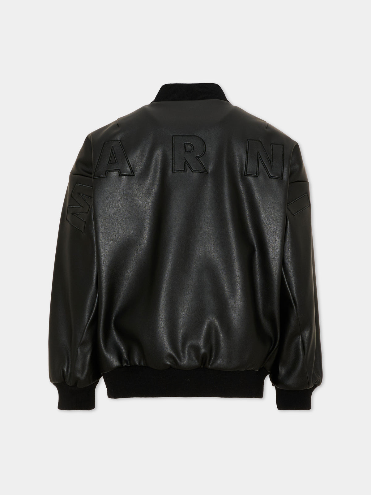 Bomber nero per bambini con logo,Marni Kids,M01977 M00W2 0M900