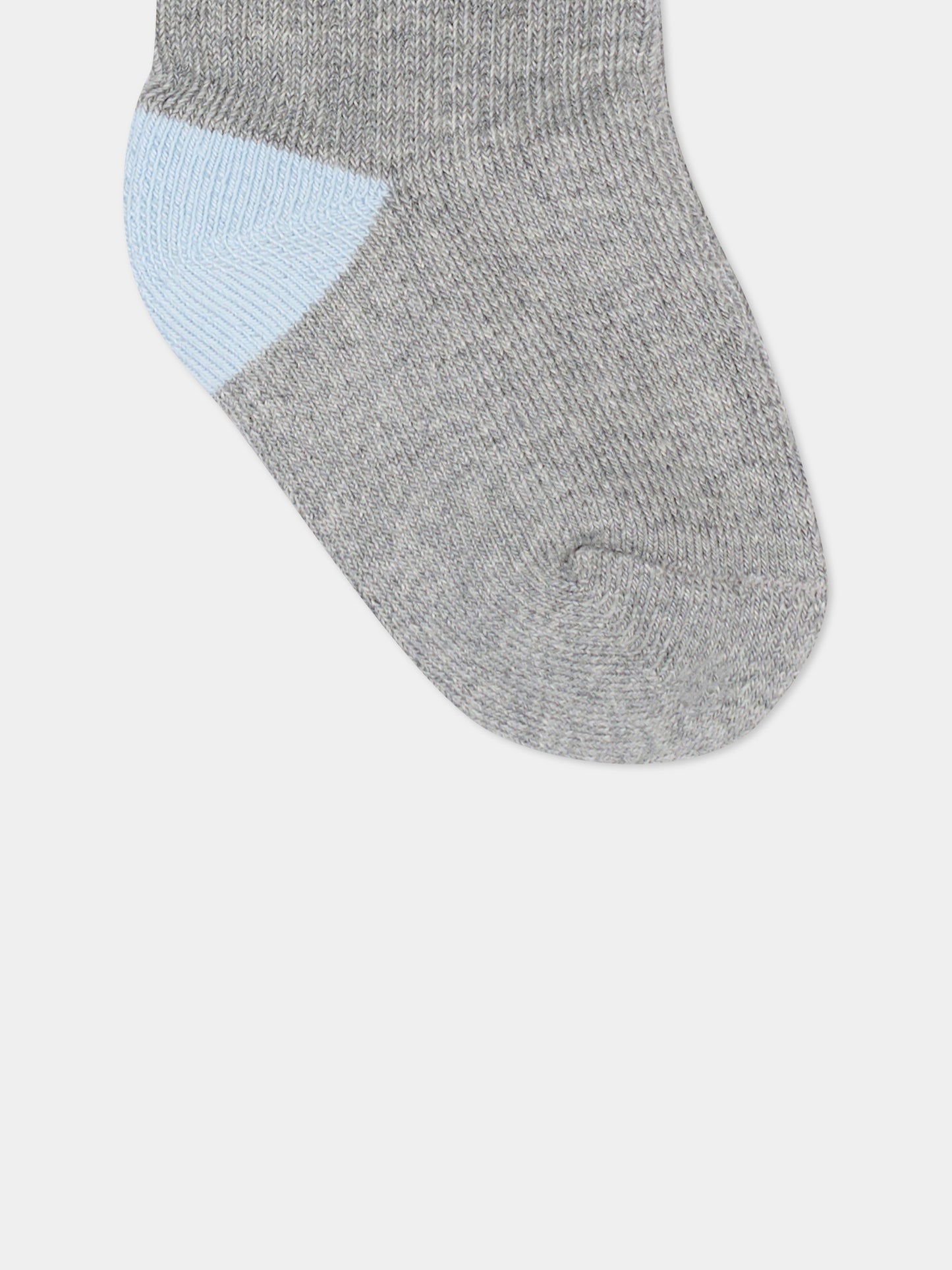 Calzino grigio per neonati con logo,Marni Kids,M02038 M00U1 0M923