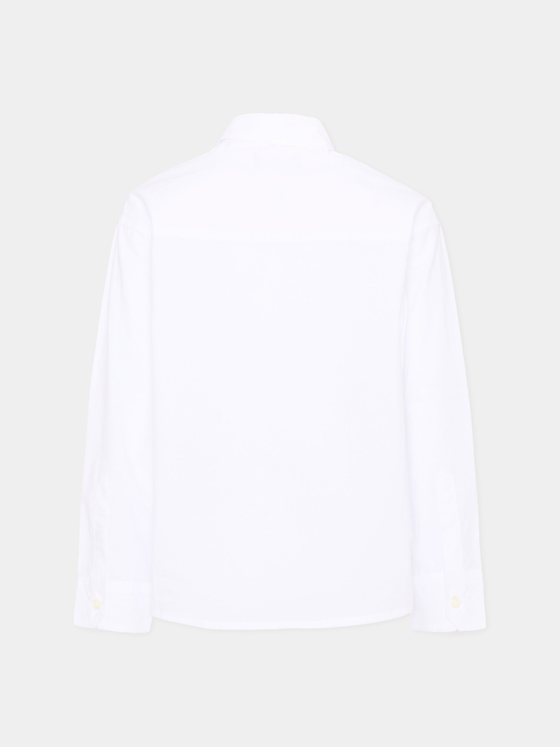 Camicia bianca per bambino con logo,Dsquared2,DQ3403 D0AJ0 DQ100