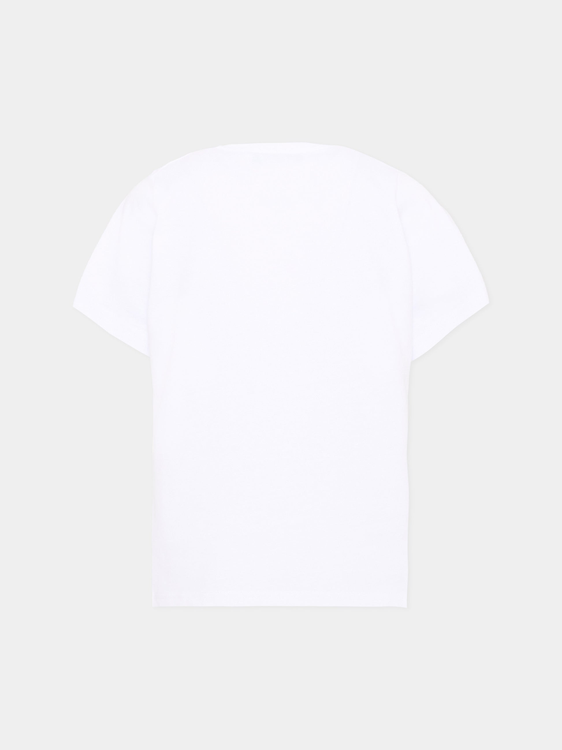 T-shirt bianca per bambini con logo,Dsquared2,DQ3560 D0AJ1 DQ100