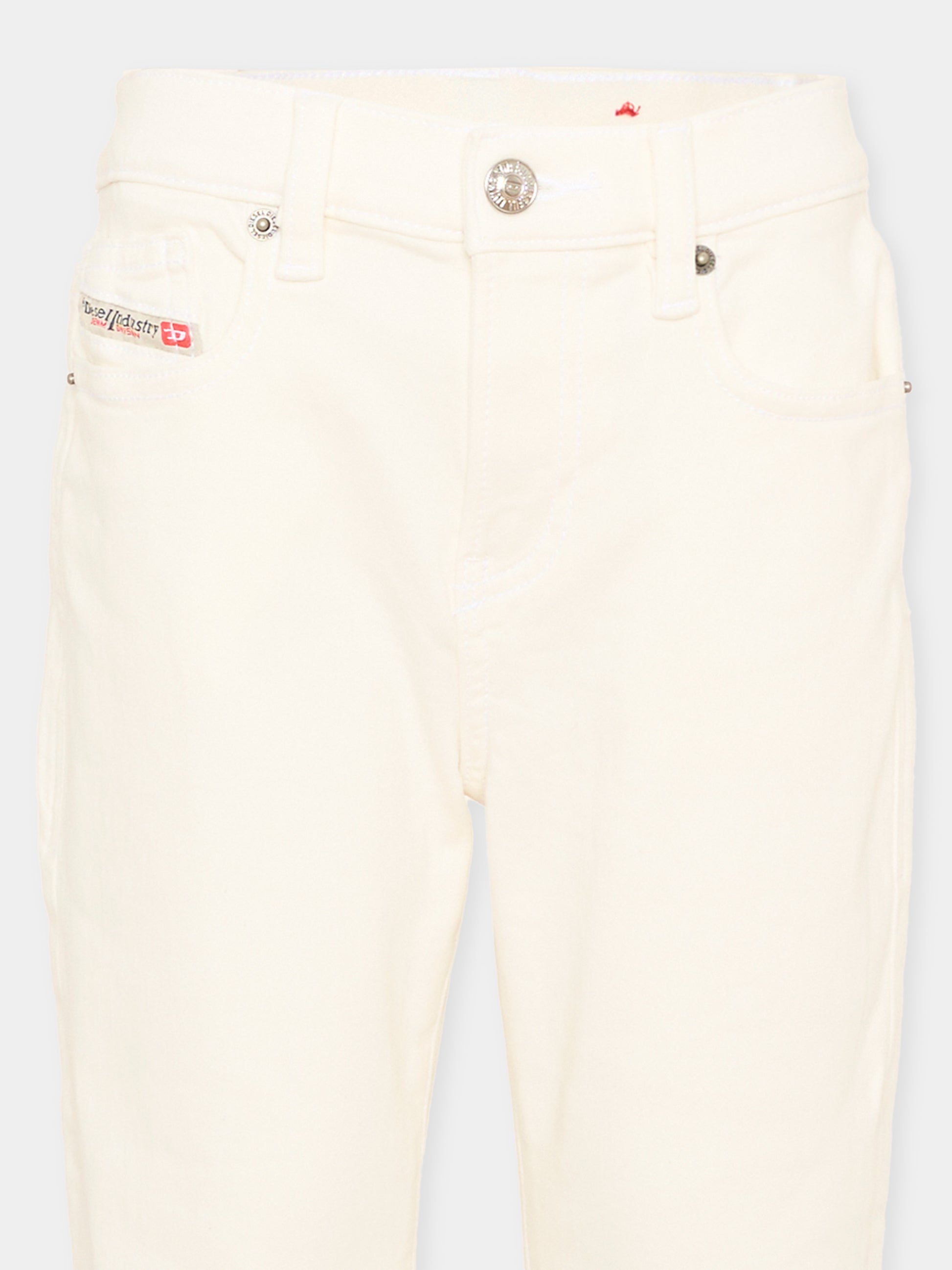 Jeans avorio per bambino con logo,Diesel,J01000 KXBR6 K141
