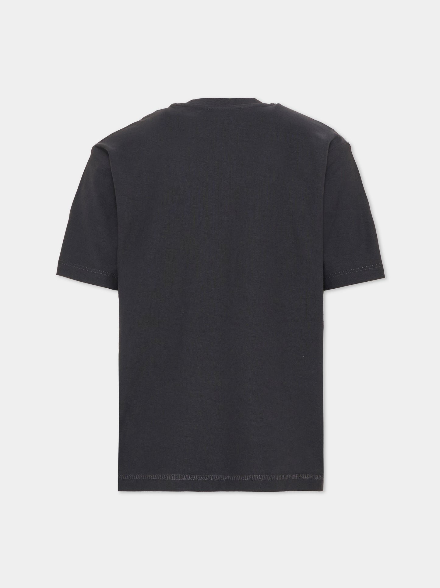 T-shirt a manica corta nera per bambino con logo,Diesel,J02991 KYA2N K910A