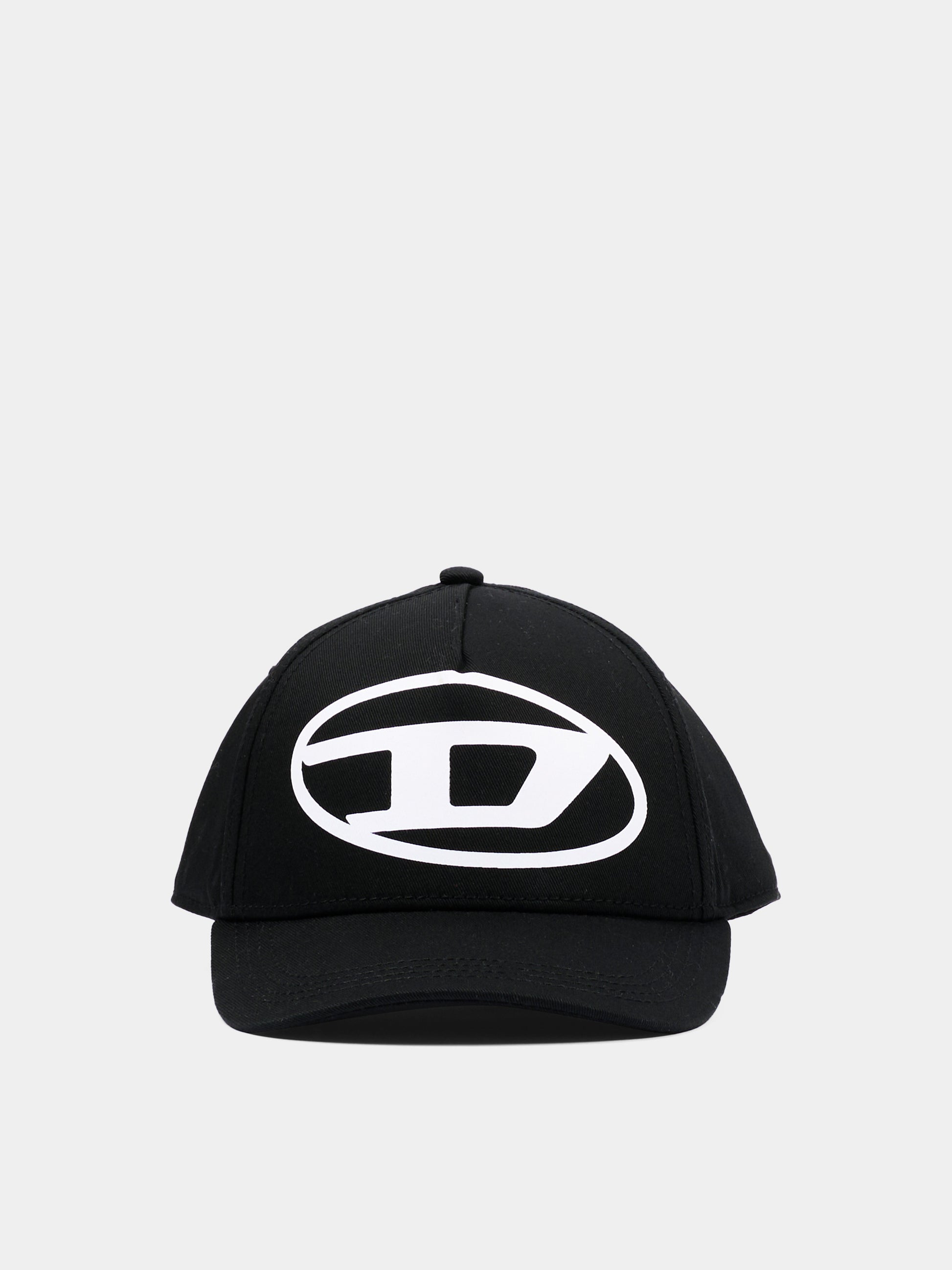 Cappello nero per bambino con logo,Diesel,J03129 KXA77 K900