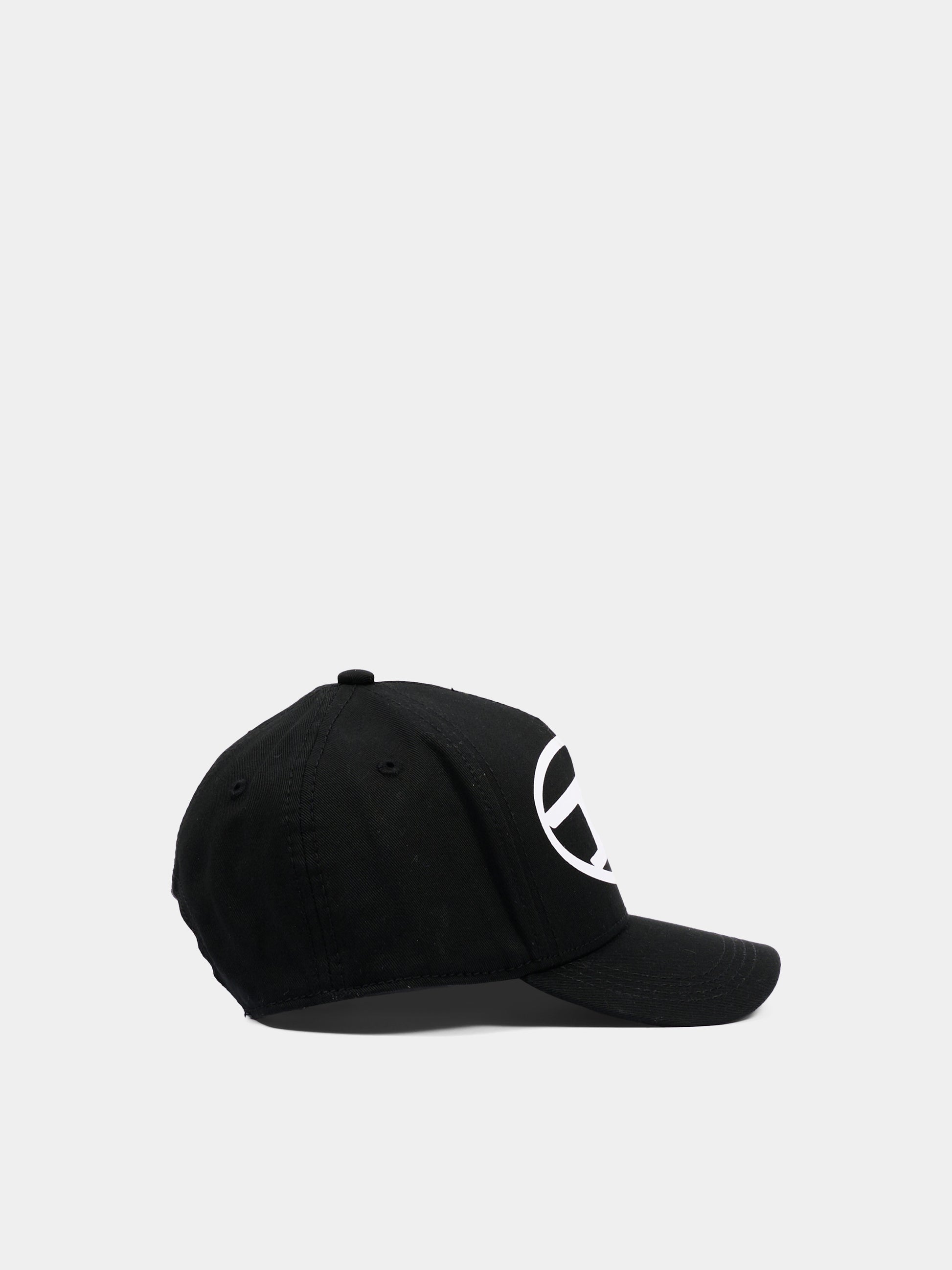 Cappello nero per bambino con logo,Diesel,J03129 KXA77 K900