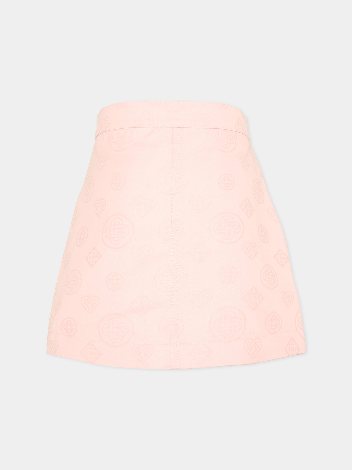 Gonna rosa per bambina con logo,Casablanca,K PF26 SK 240 01