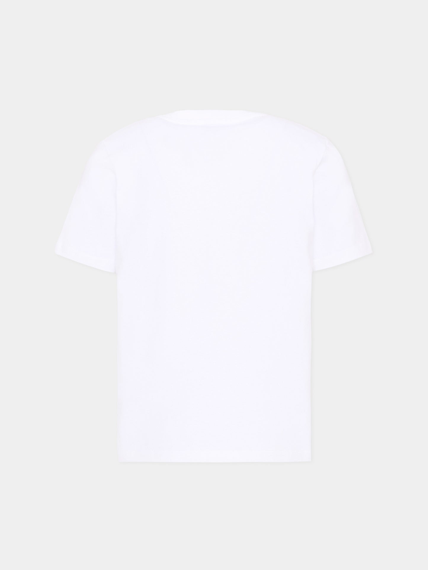 T-Shirt bianca per bambini con logo
