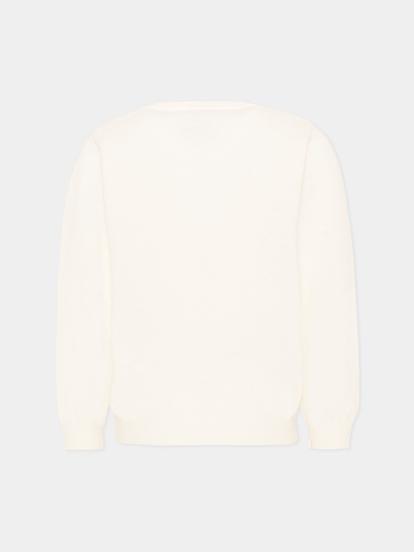 Maglione avorio per bambini con arance