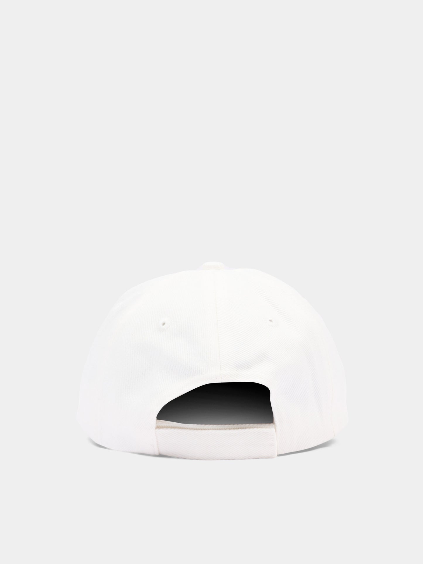 Cappello con visiera avorio per bambini con  logo,Casablanca,K PF26 HAT 116 01