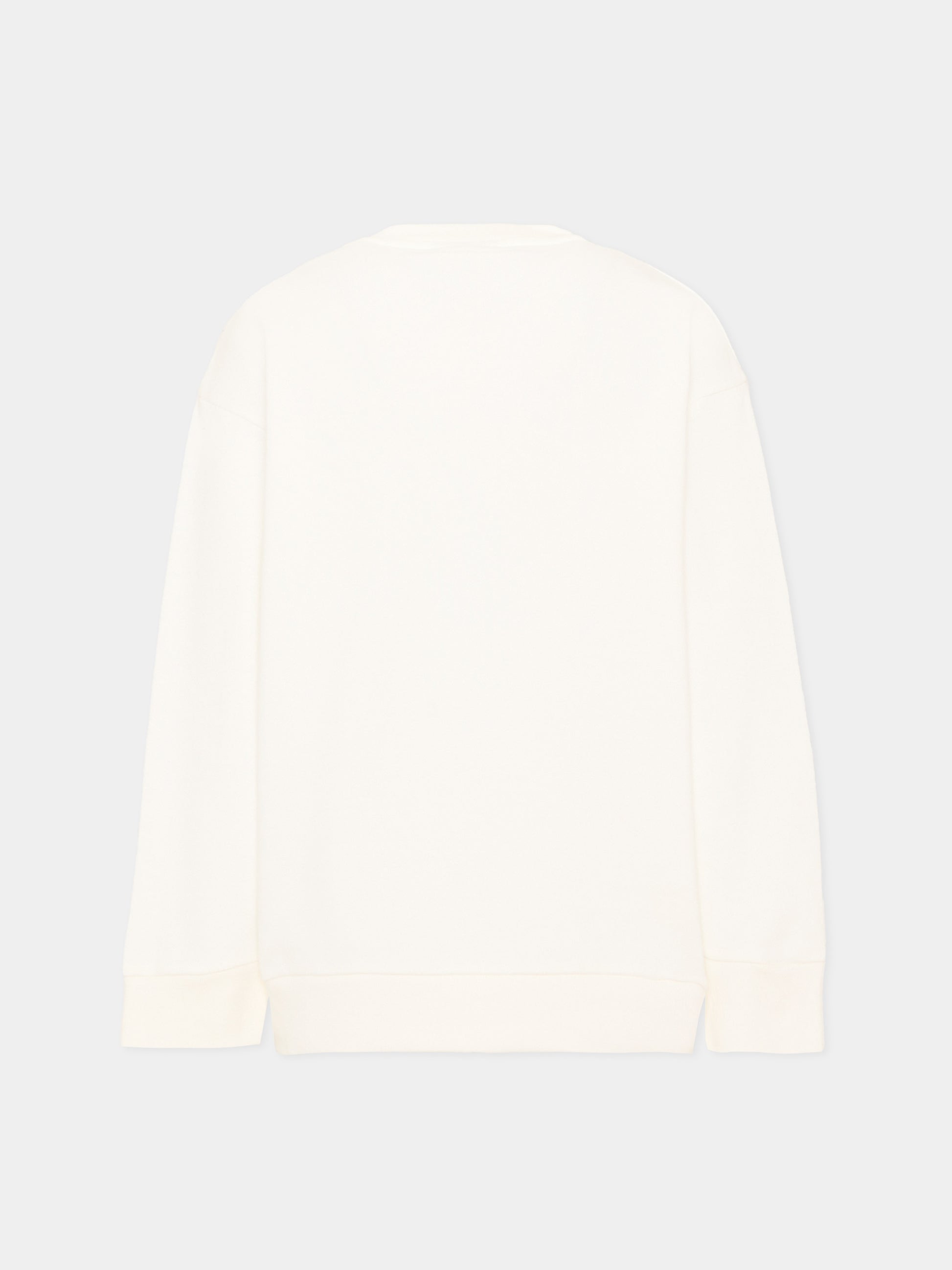 Felpa bianca per bambini con logo,Fendi Kids,JUH114 5V0 F0TU9