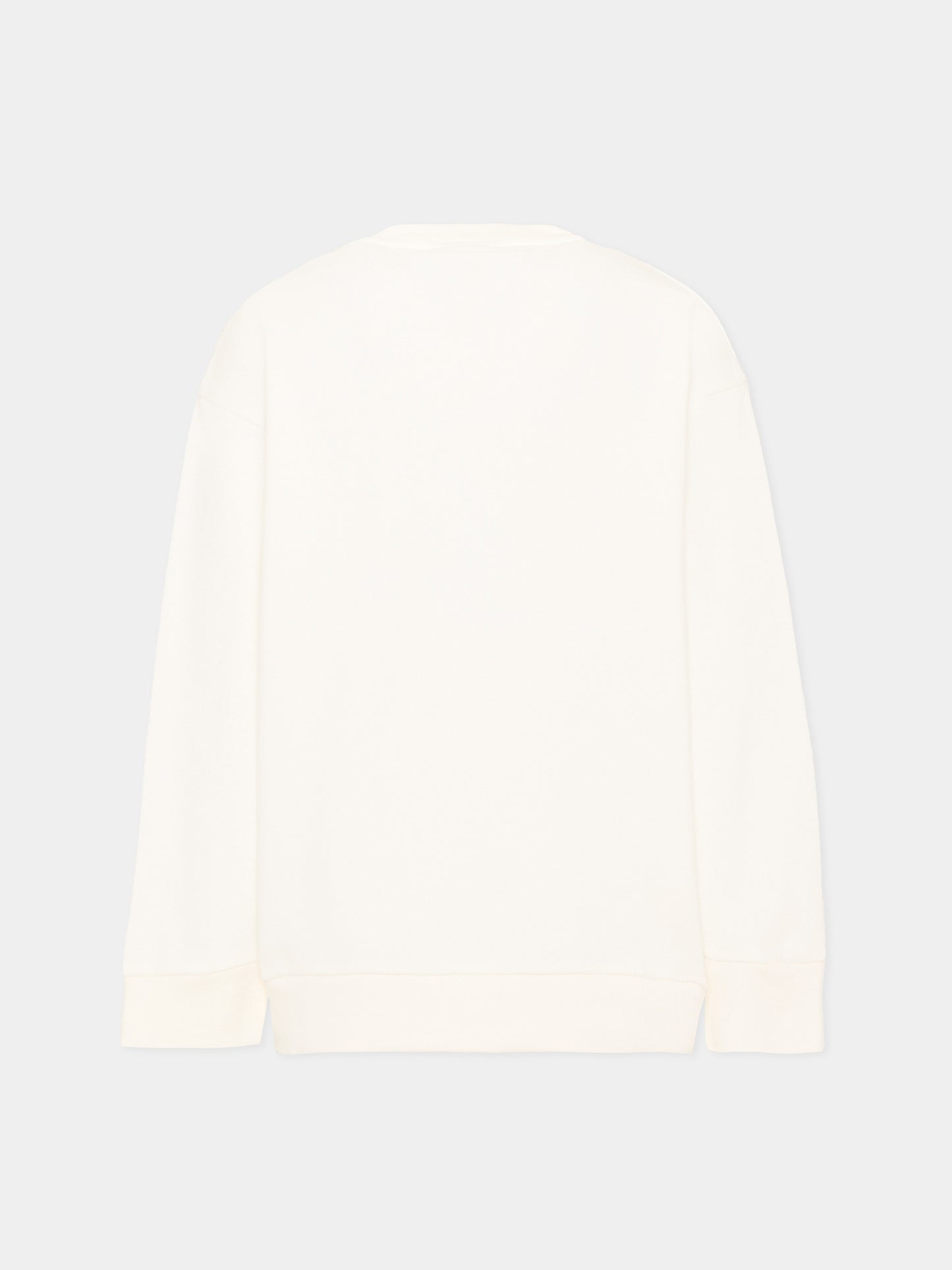 Felpa avorio per bambini con logo,Fendi Kids,JUH114 5V0 F0TU9
