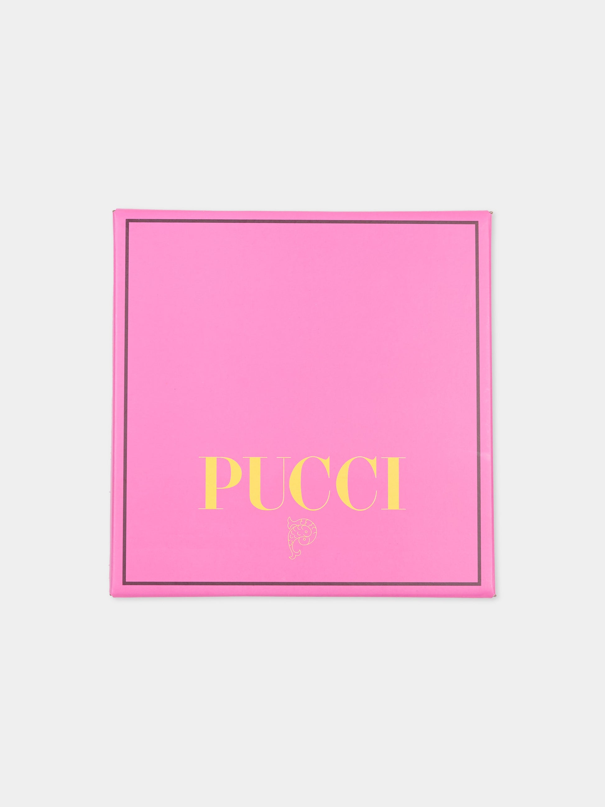 Set tutina bianco per neonata,Emilio Pucci Junior,PZB000 Z3277 100RS