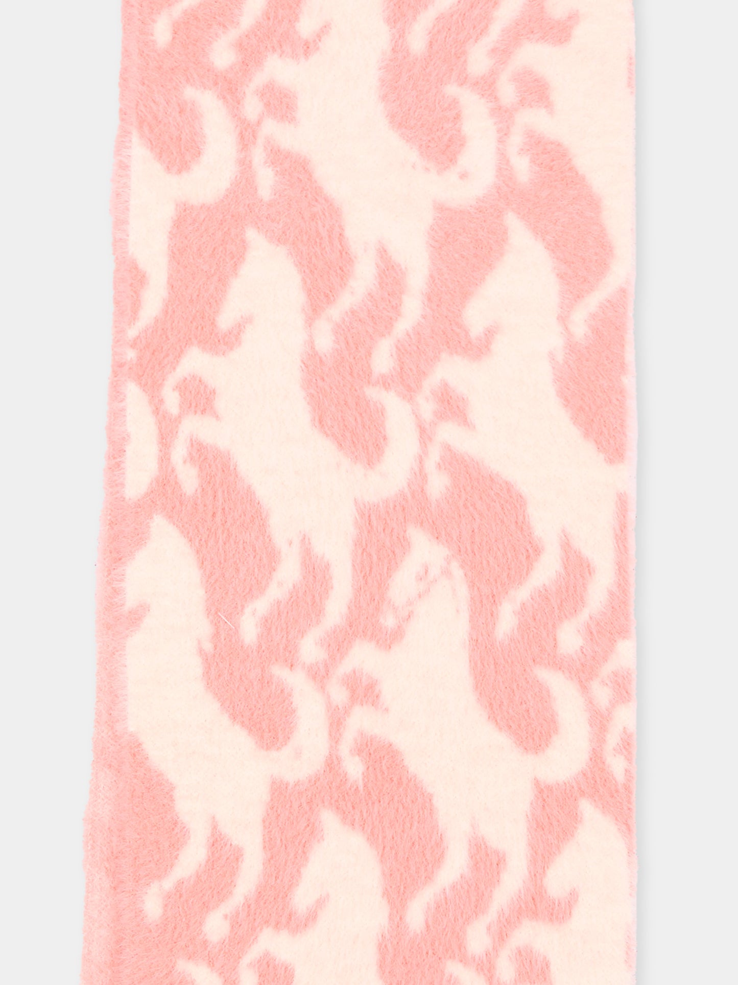 Sciarpa rosa per bambina con unicorni,Stella Mccartney Kids,TZ0B33 Z2288 999