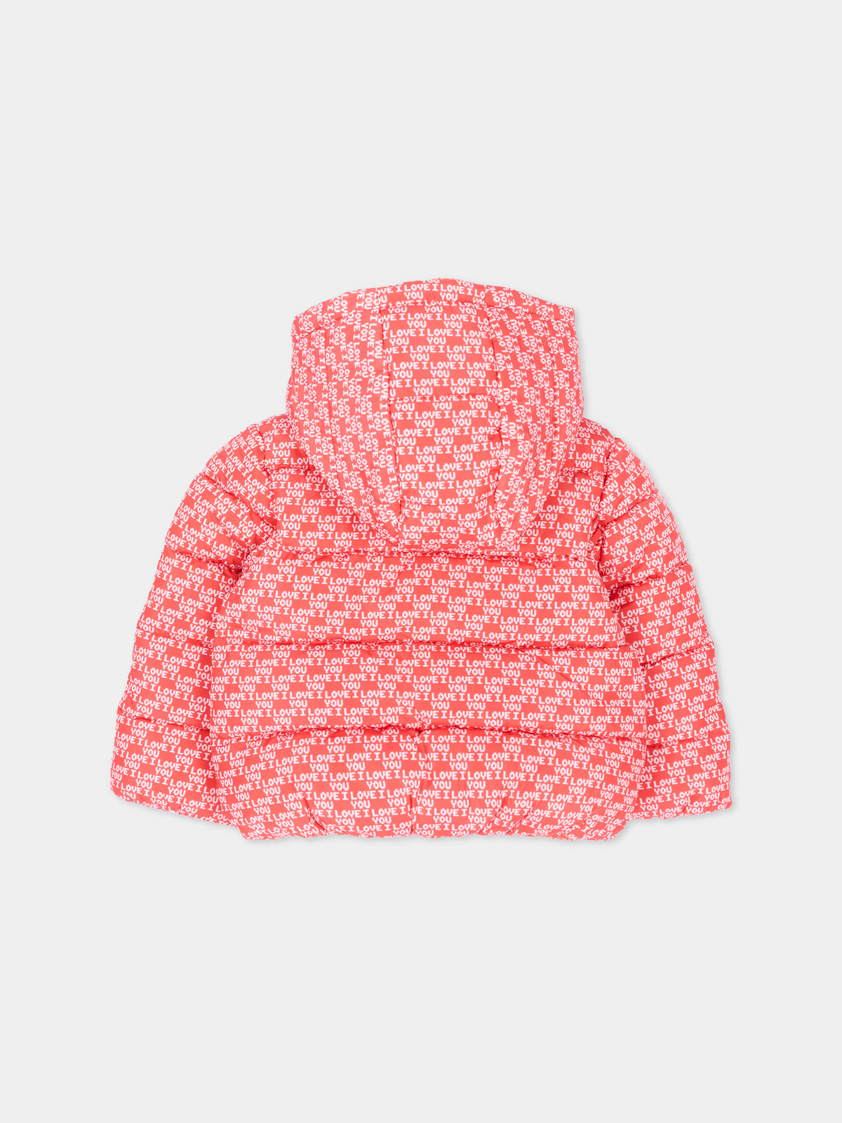 Piumino rosso per neonata con stampa,Stella Mccartney Kids,TZ2037 Z3941 423BC