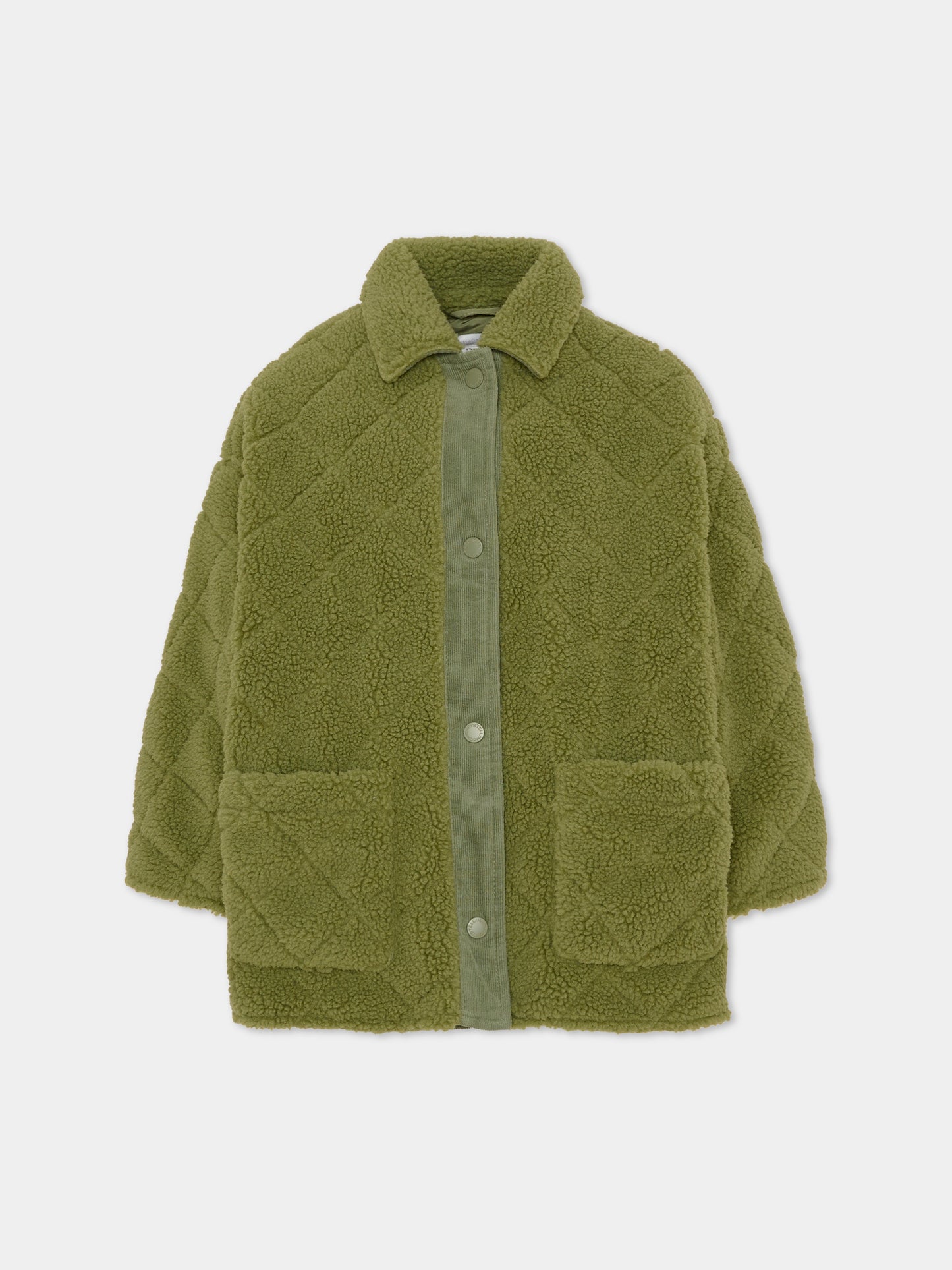 Ecopelliccia verde per bambino,Stella Mccartney Kids,TZ2B37 Z4079 70G