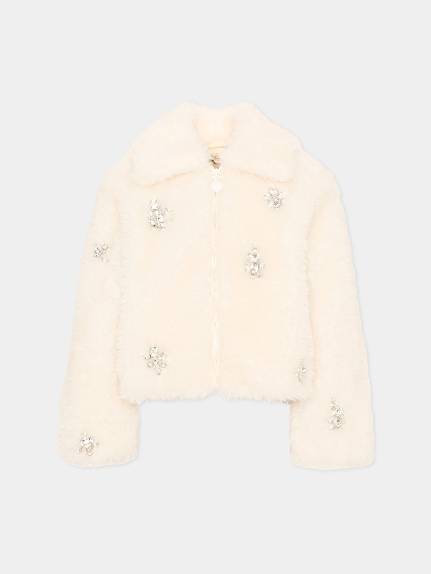 Ecopelliccia beige per bambina,Stella Mccartney Kids,TZ2C87 Z4112 196
