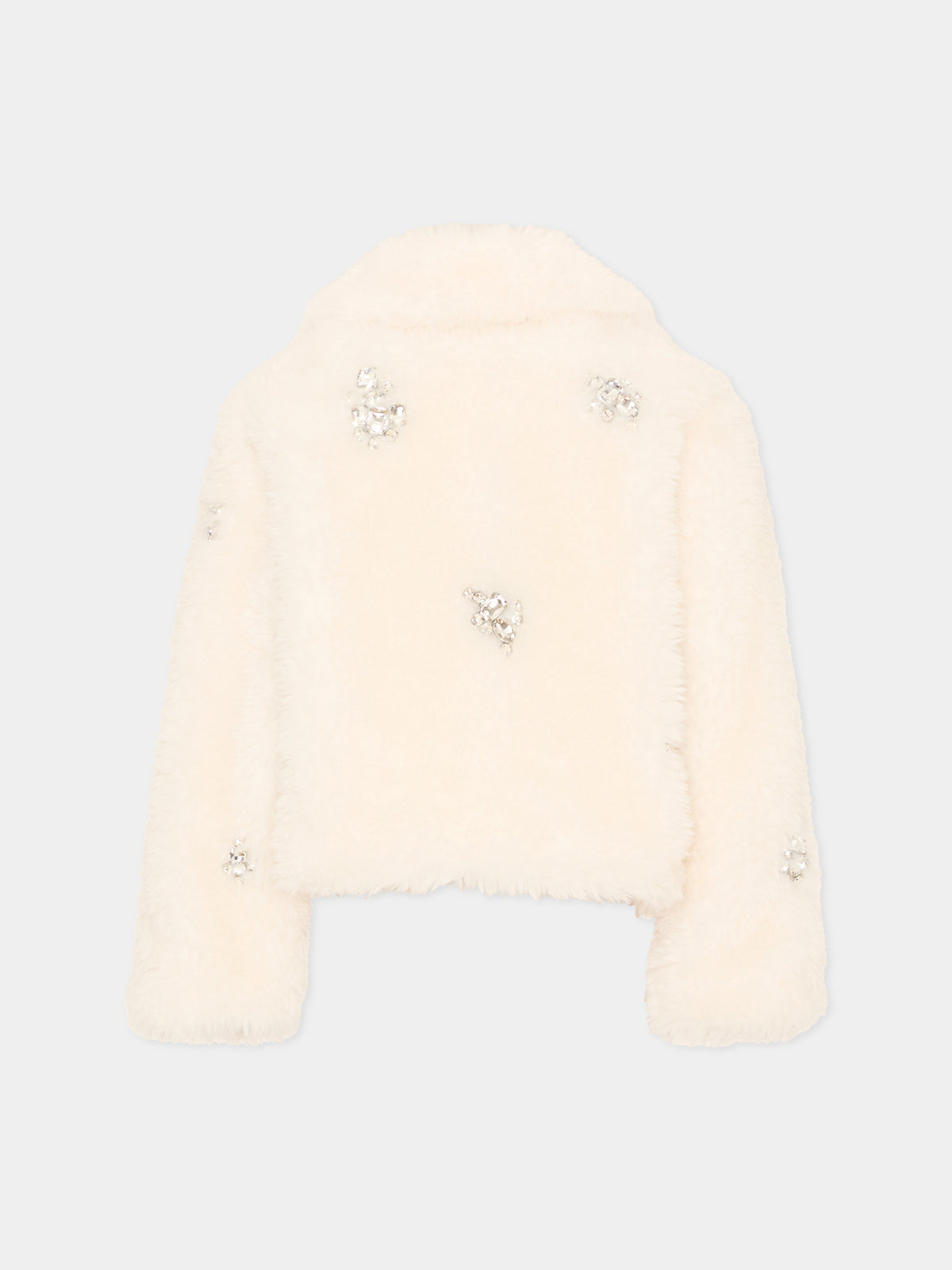 Ecopelliccia beige per bambina,Stella Mccartney Kids,TZ2C87 Z4112 196
