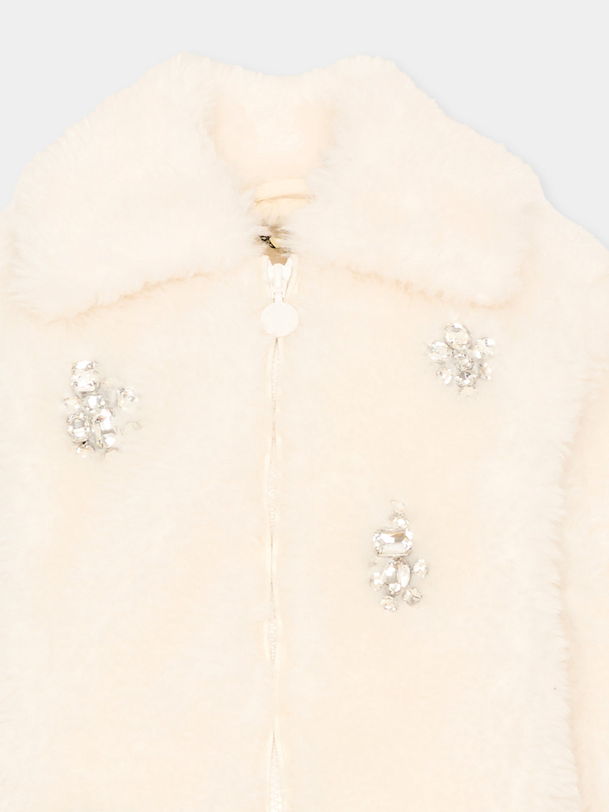 Ecopelliccia beige per bambina,Stella Mccartney Kids,TZ2C87 Z4112 196
