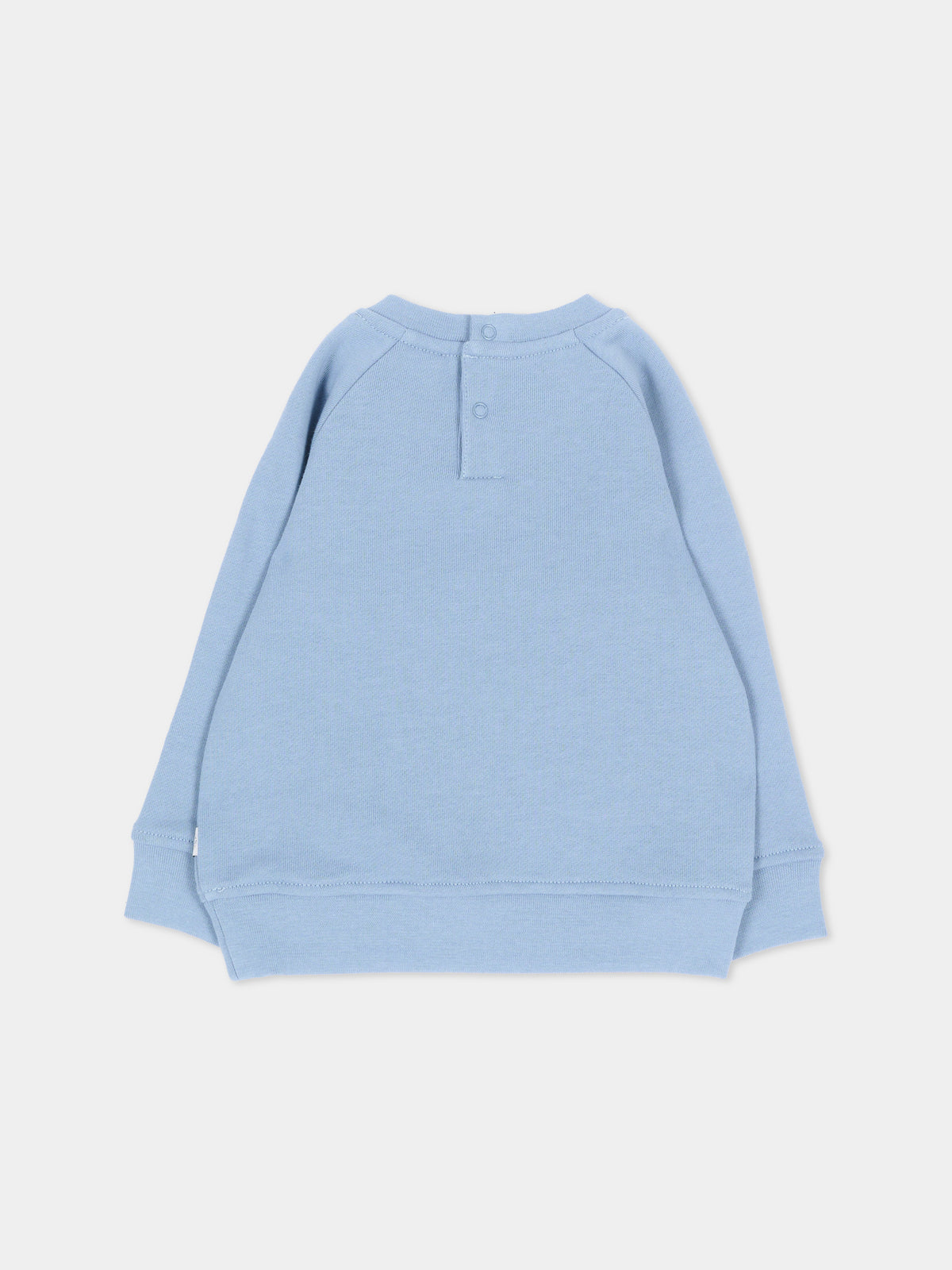 Felpa azzurra per neonato con tigre,Stella Mccartney Kids,TZ4360 Z3059 643