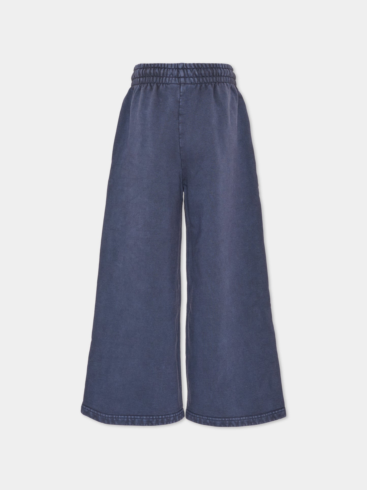 Pantalone blu per bambina con logo,Stella Mccartney Kids,TZ6B10 Z3826 61L