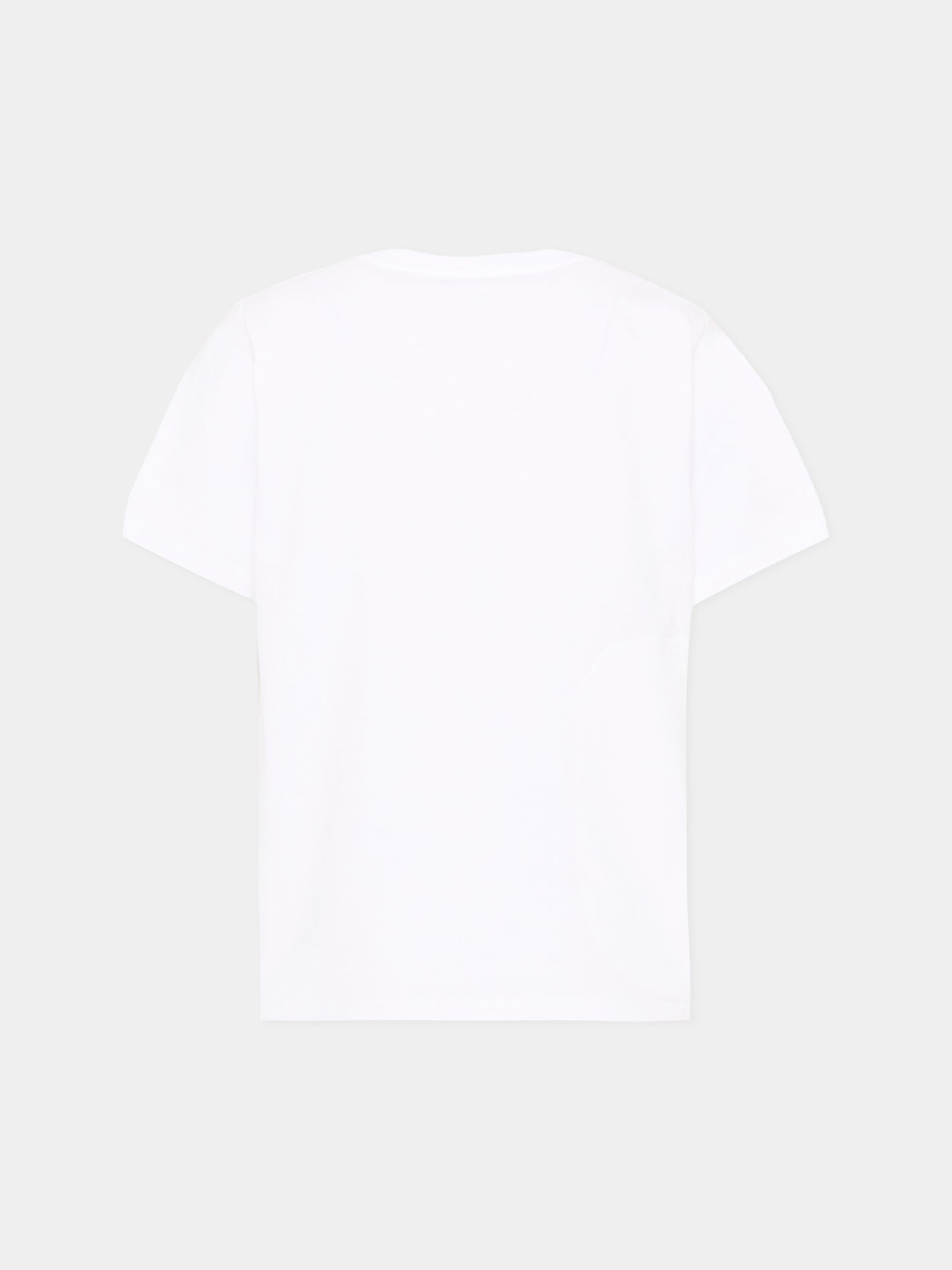 T-shirt bianca per bambino con stampa,Stella Mccartney Kids,TZ8Q81 Z3772 100