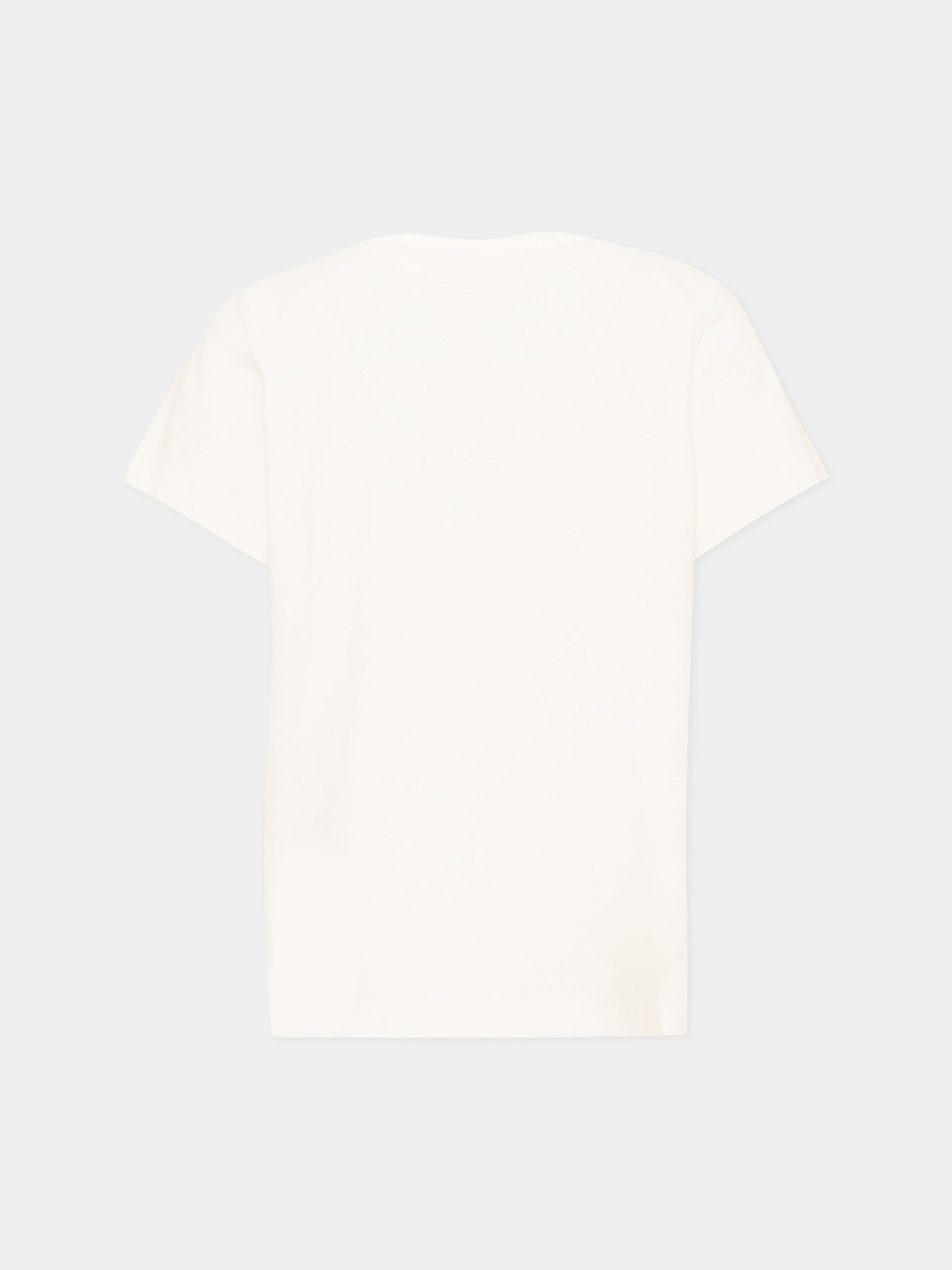 T-shirt avorio per bambini con stampa,Stella Mccartney Kids,TZ8Q91 Z3772 101