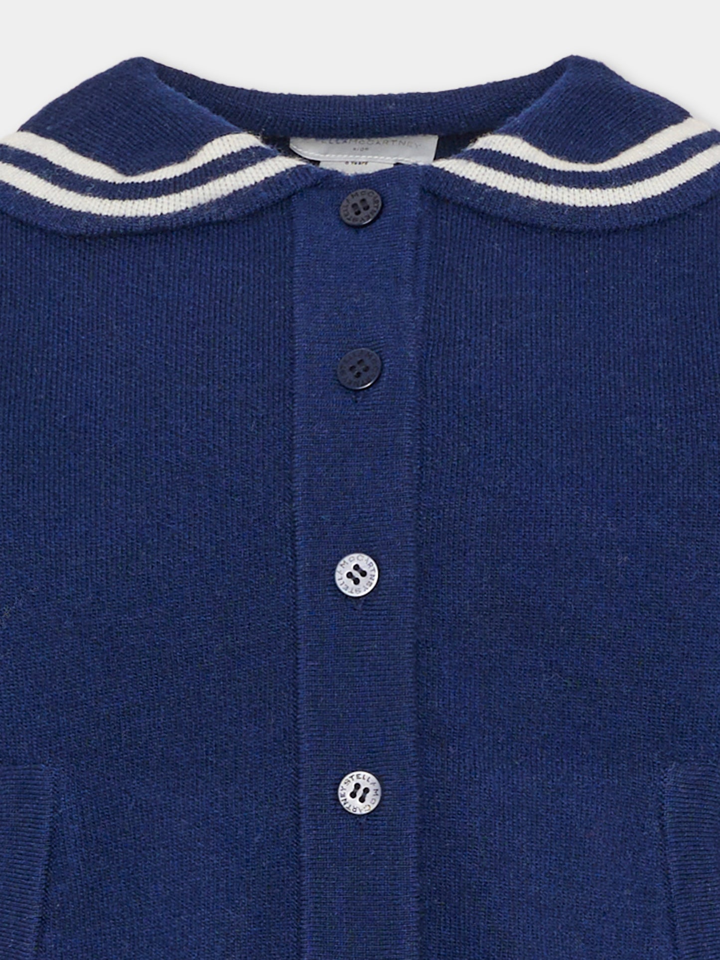 Cardigan blu per bambina,Stella Mccartney Kids,TZ9A20 Z3921 61L