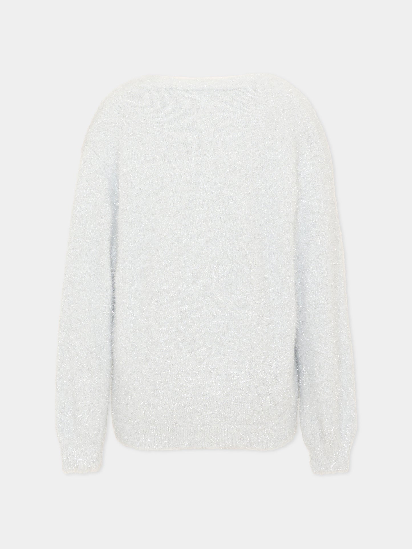 Cardigan grigio per bambina,Stella Mccartney Kids,TZ9B40 Z4166 925