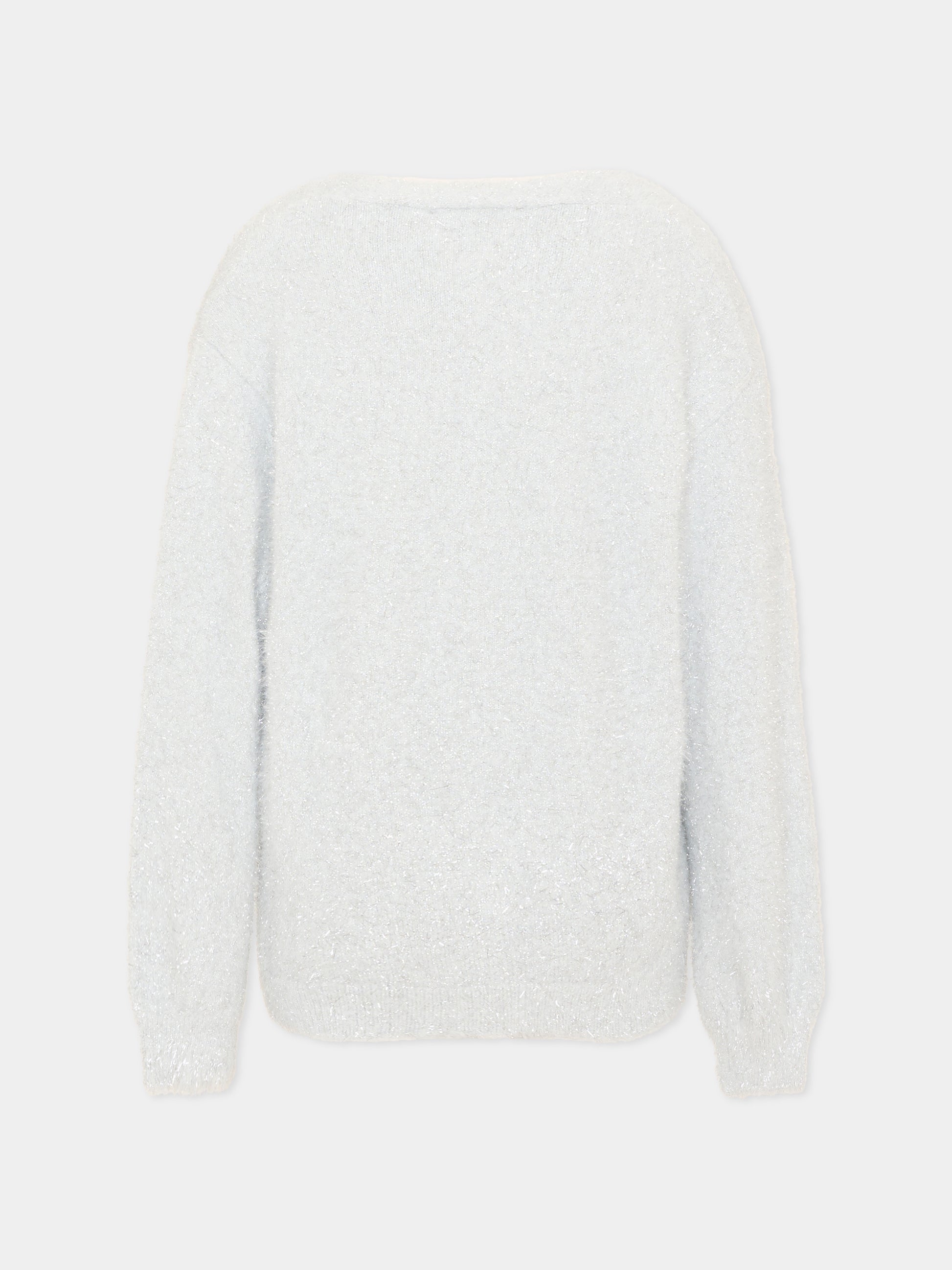 Cardigan grigio per bambina,Stella Mccartney Kids,TZ9B40 Z4166 925