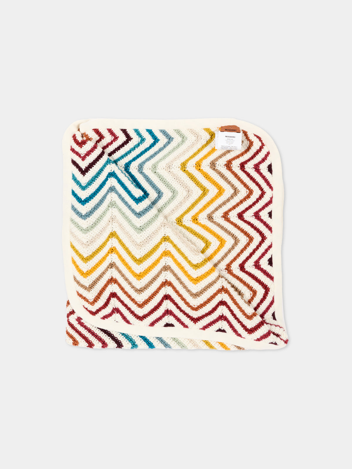 Coperta multicolor per neonati con motivo zigzag,Missoni,MZ0330 X0224 105MC