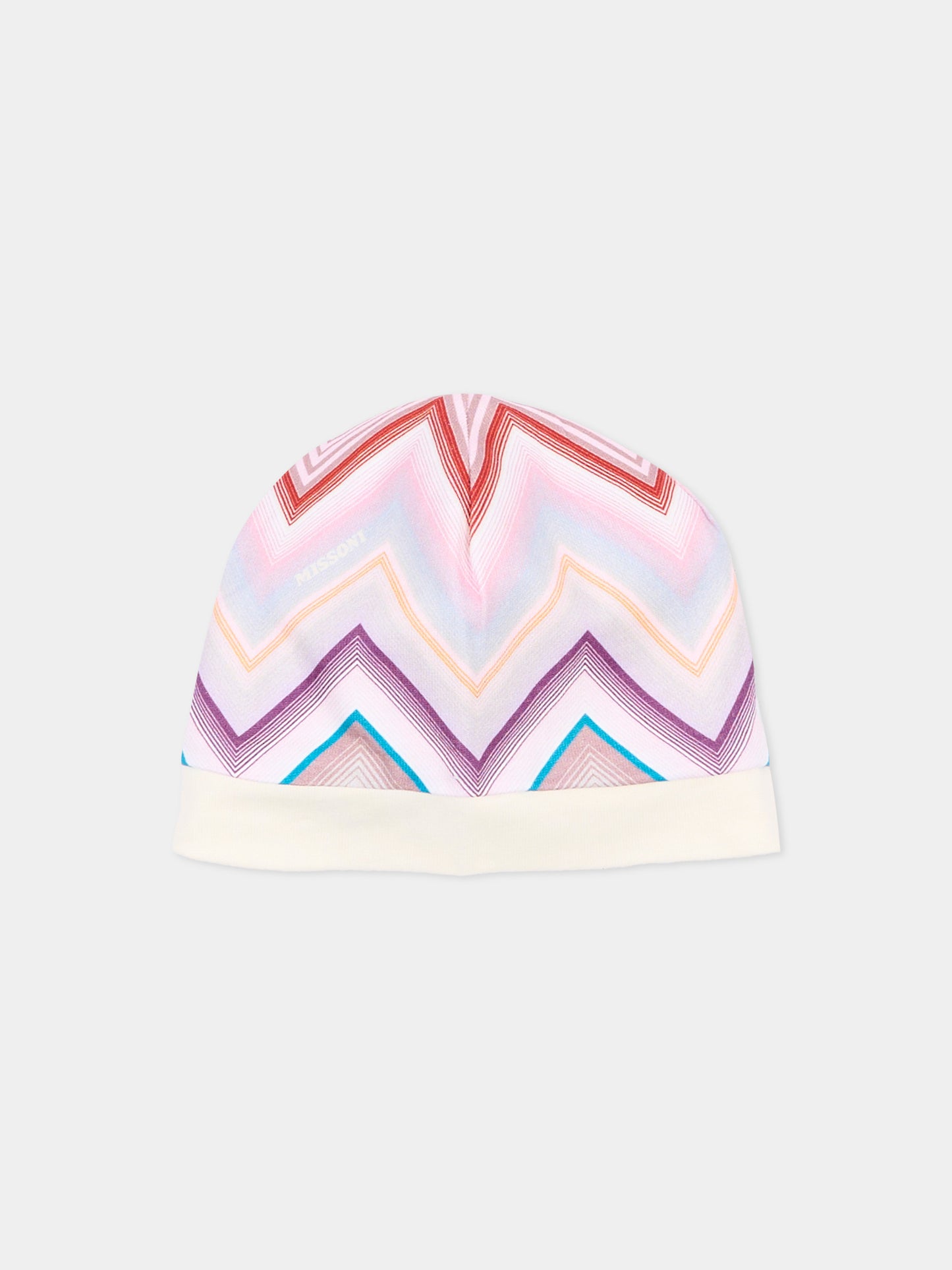 Set tutina multicolor per neonata con chevron,Missoni,MZB010 Z4076 999
